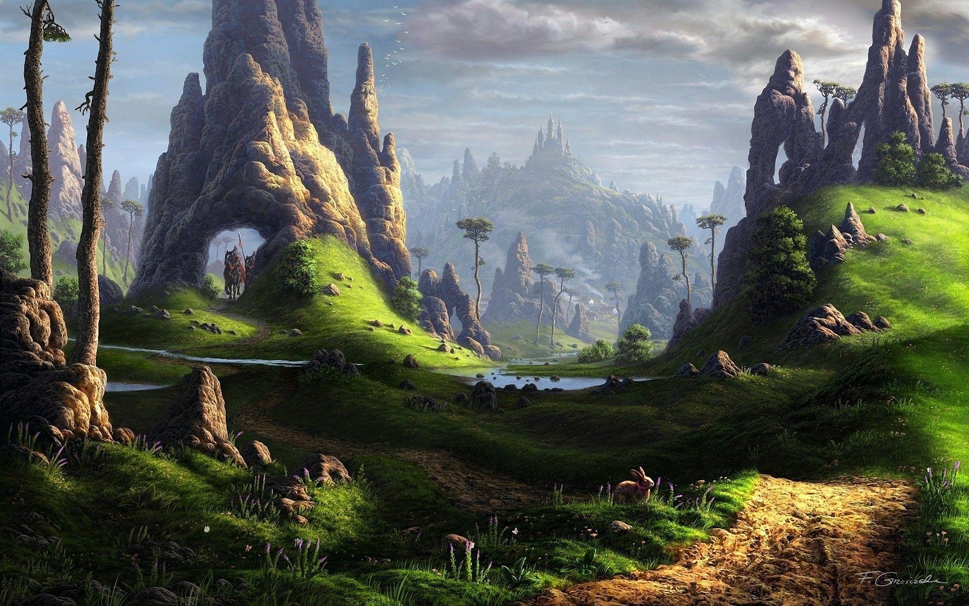 1920x1200 Alien World Wallpaper