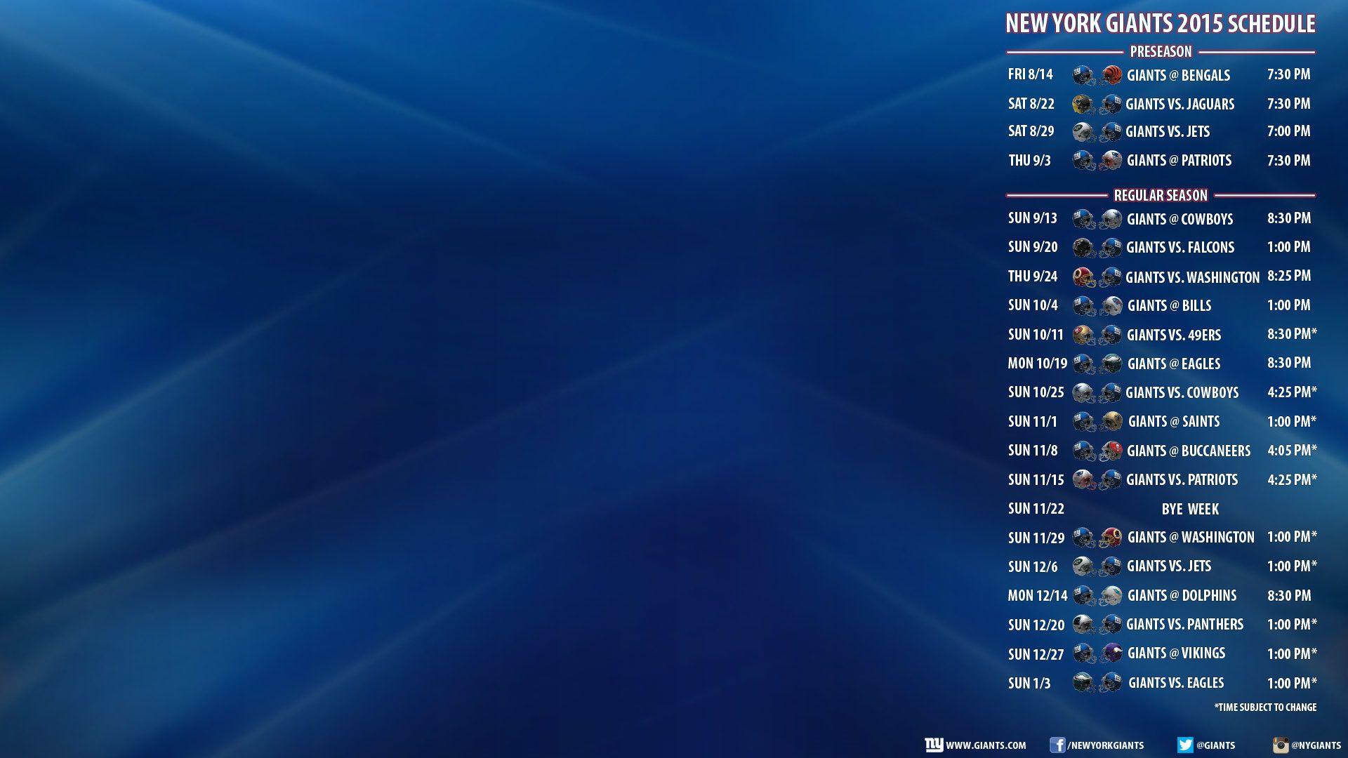 1920x1080 New York Giants Wallpaper