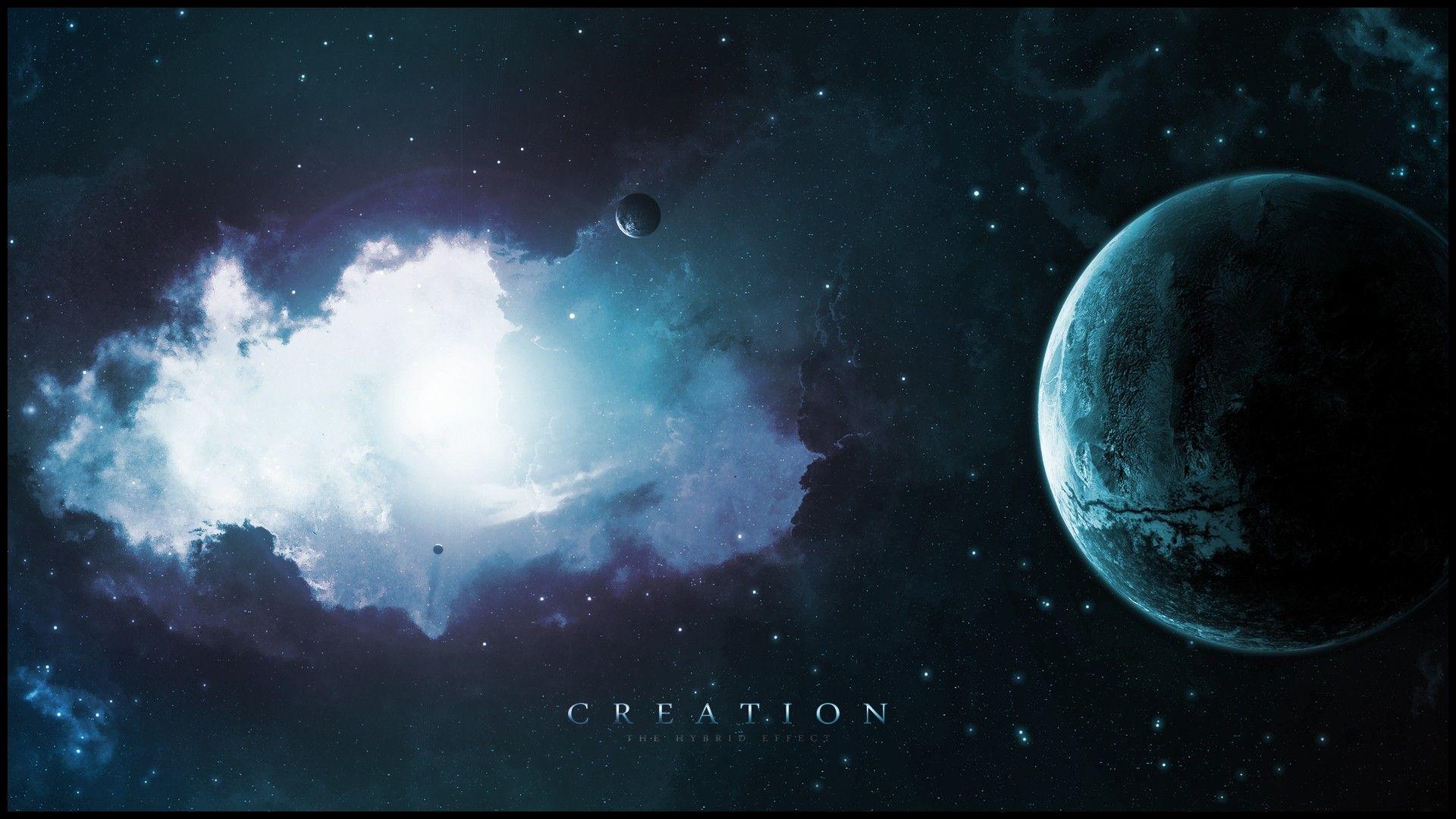 1920x1080 outer space, stars, planets, nebulae, echelon, blue dwarf, alien