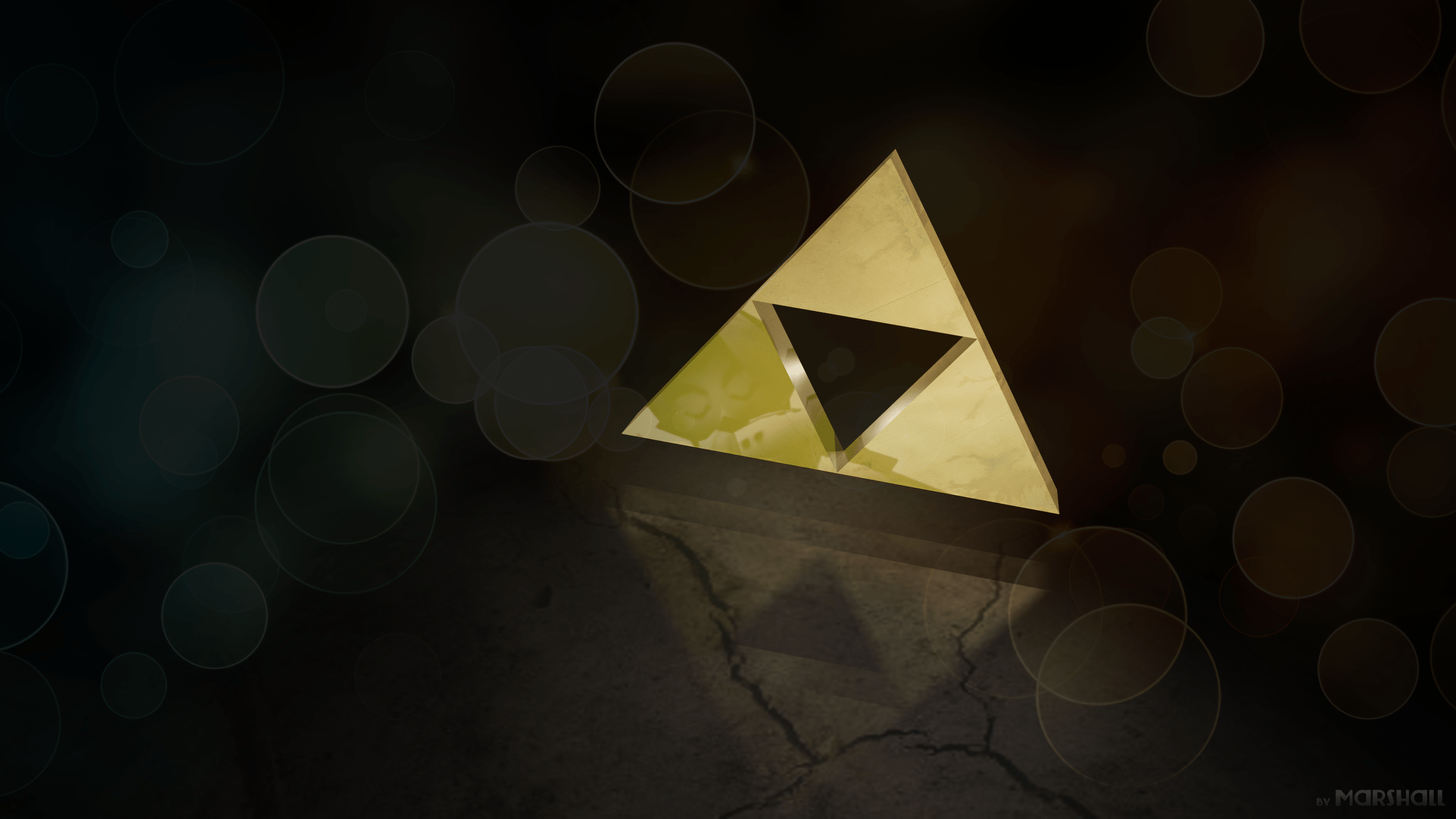 2560x1440 Zelda Triforce Wallpaper