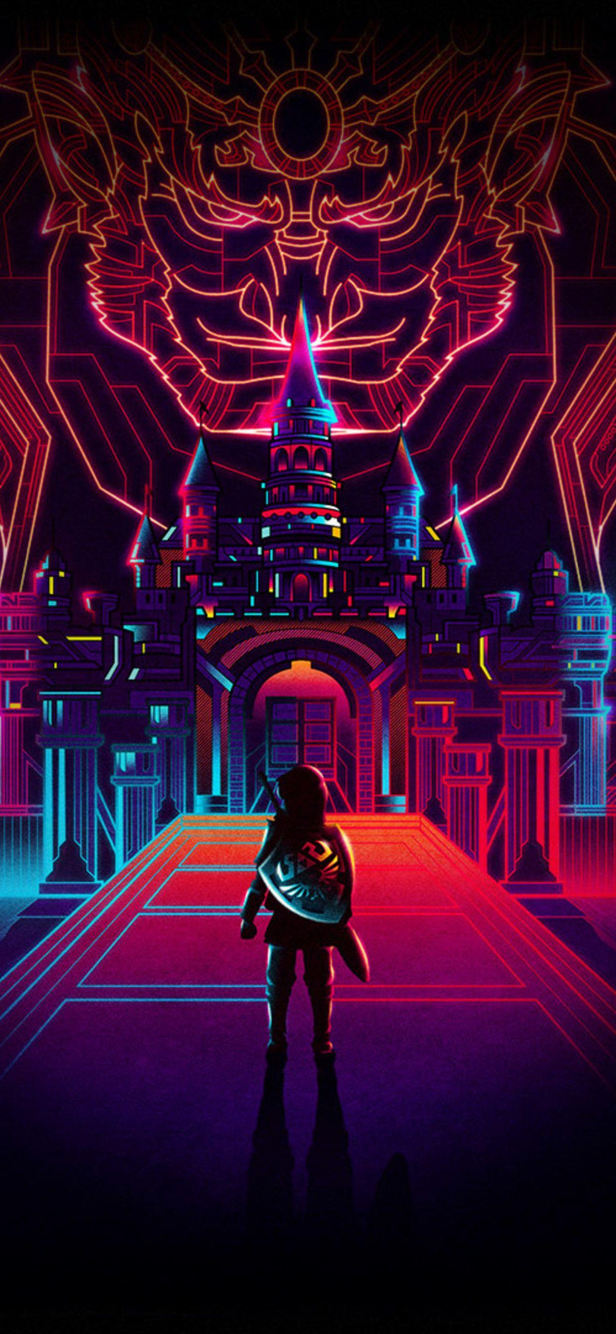 1125x2436 Link Triforce The Legend Of Zelda Princess Zelda The