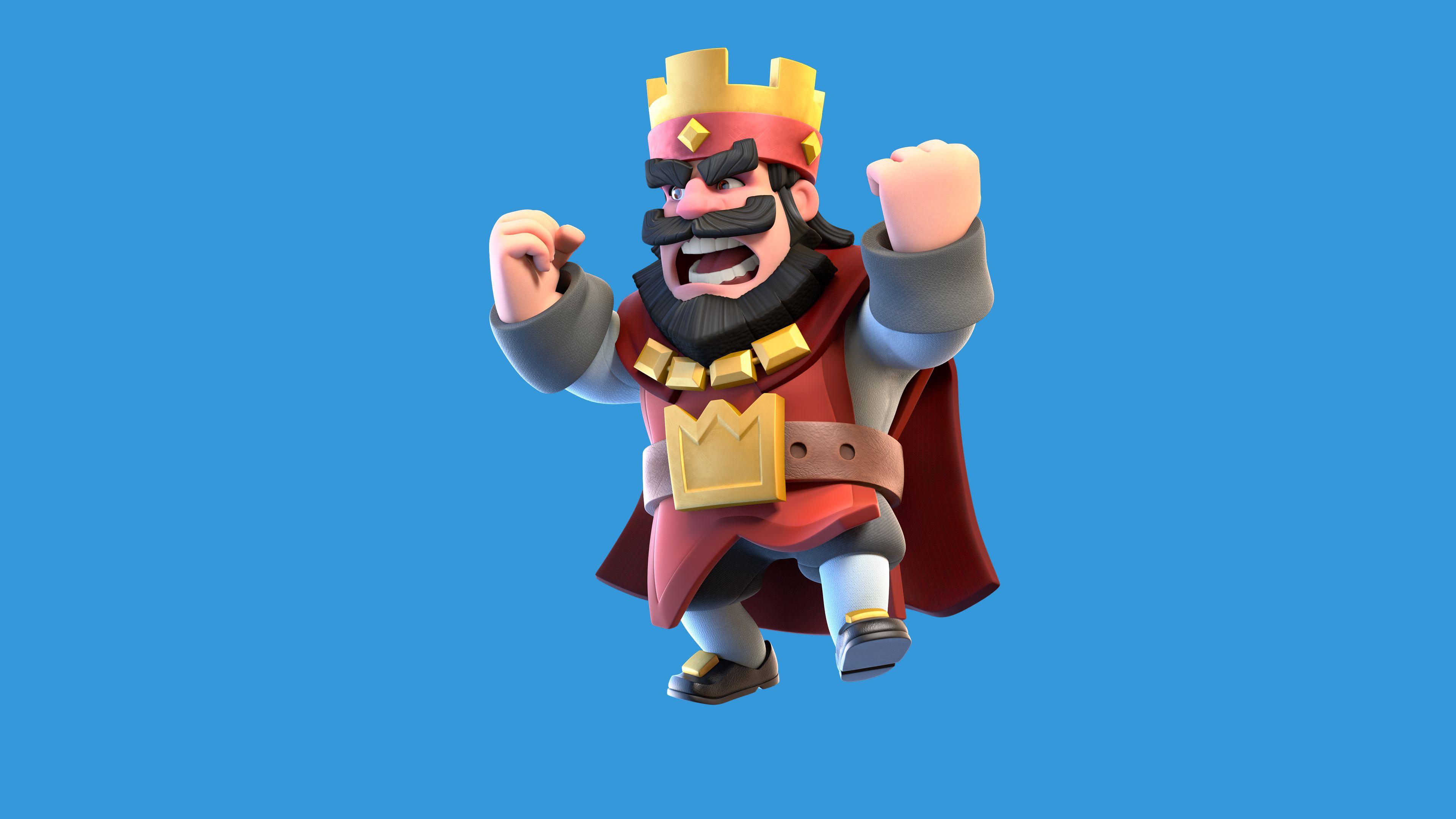 3840x2160 Clash Royale Red King, HD Games, 4k Wallpaper, Image