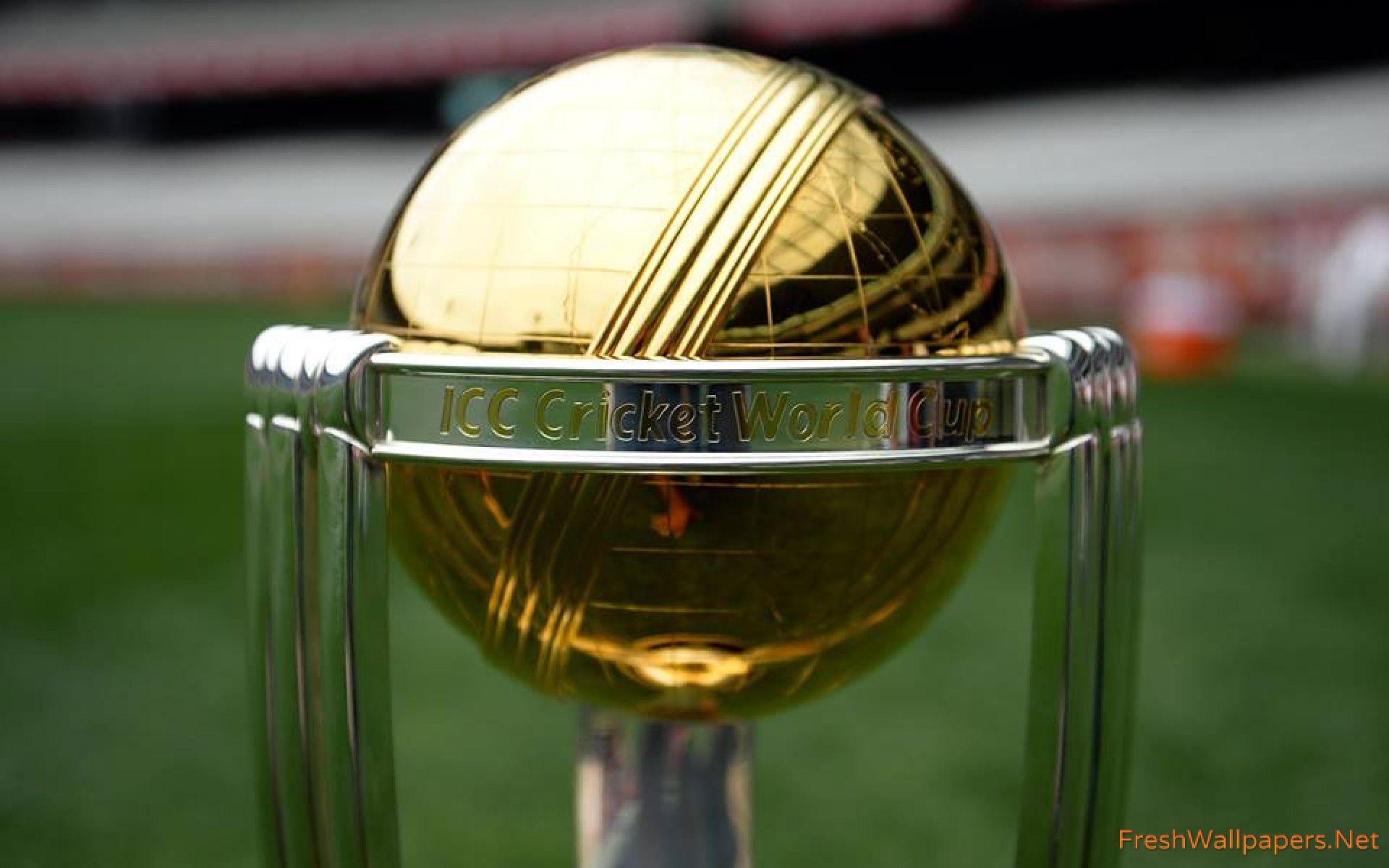 2560x1600 ICC World Cup 2015 Trophy wallpaper