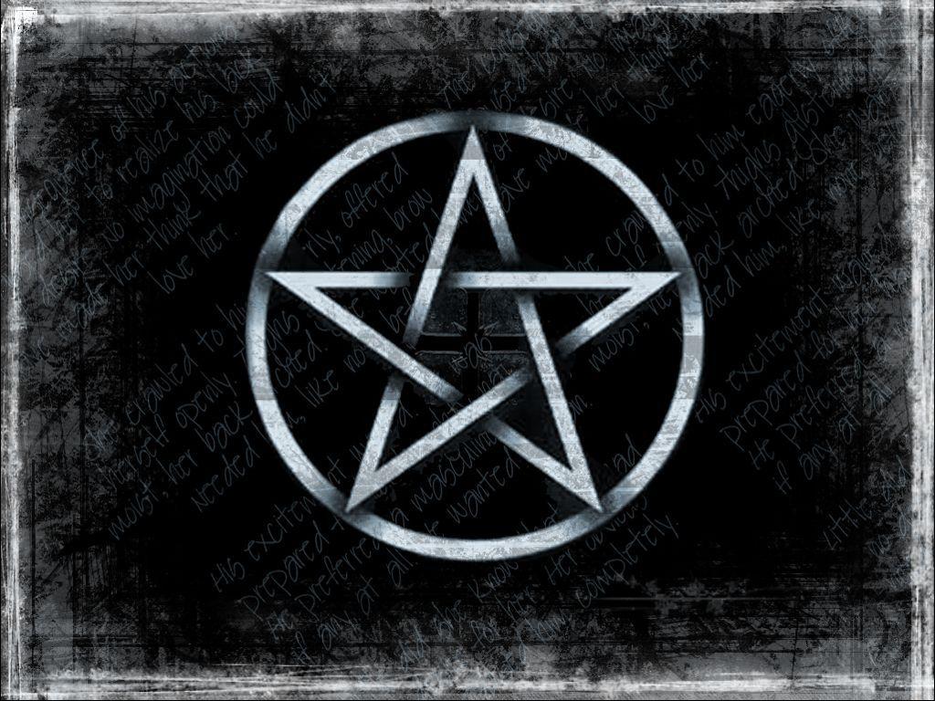 1024x768 Wiccan Pentagram Wallpaper Pentagram, HD Wallpaper