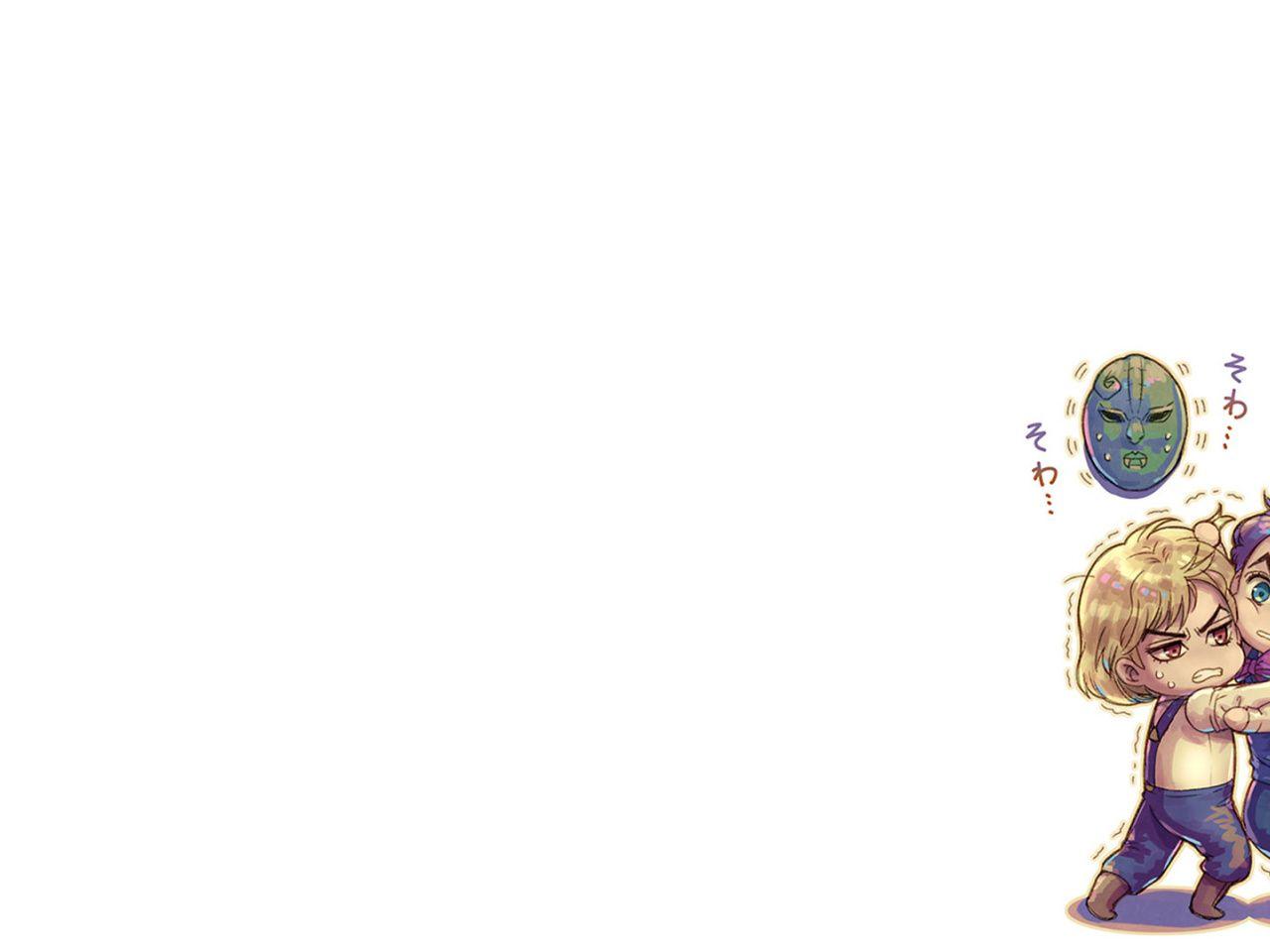 1280x960 Wallpaper Anime Boys, Fight, Minimal, Jojo's Bizarre