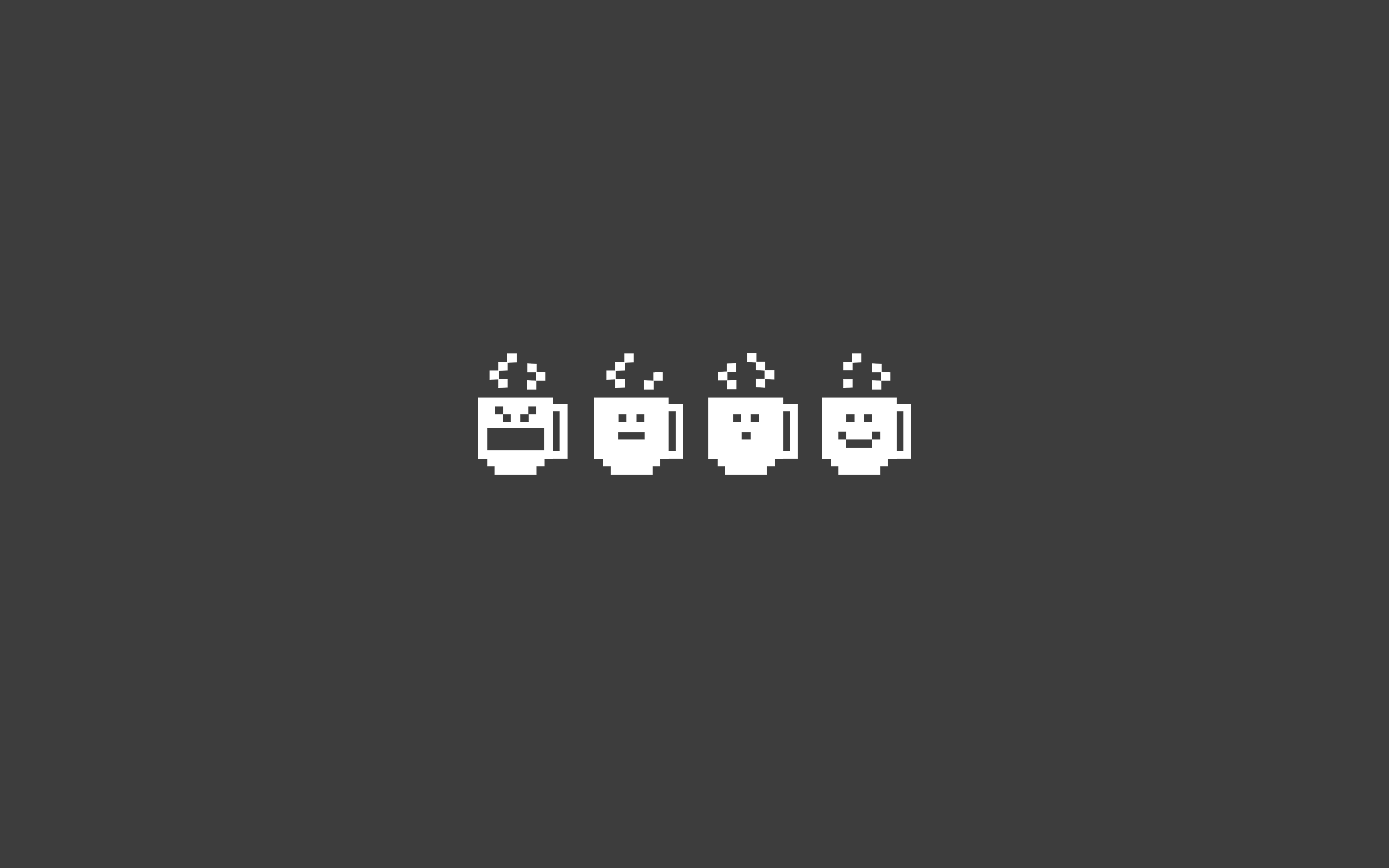 2880x1800 Coffee Pixels Wallpaper