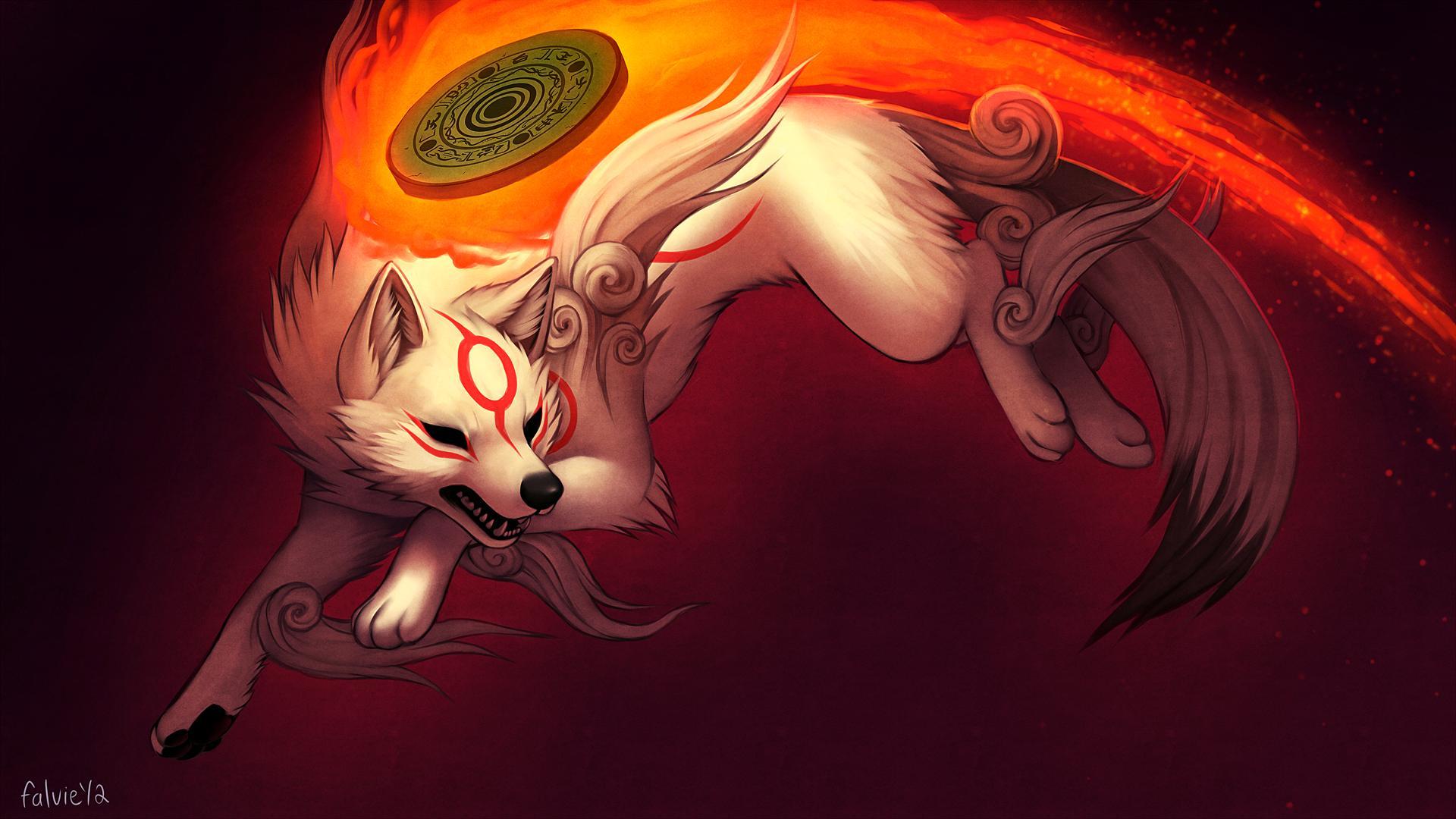 1920x1080 Amaterasu from Okami Falvie [1920x1080]