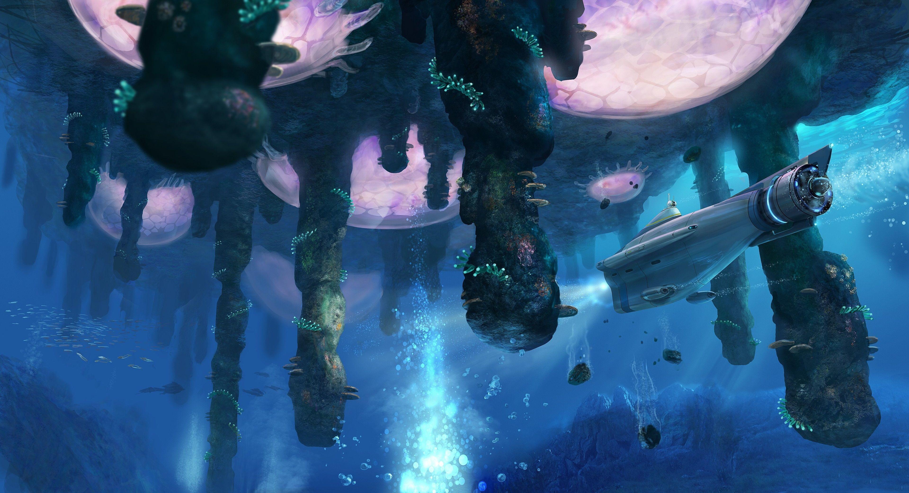 3840x2085 subnautica 4k HD picture. Subnautica