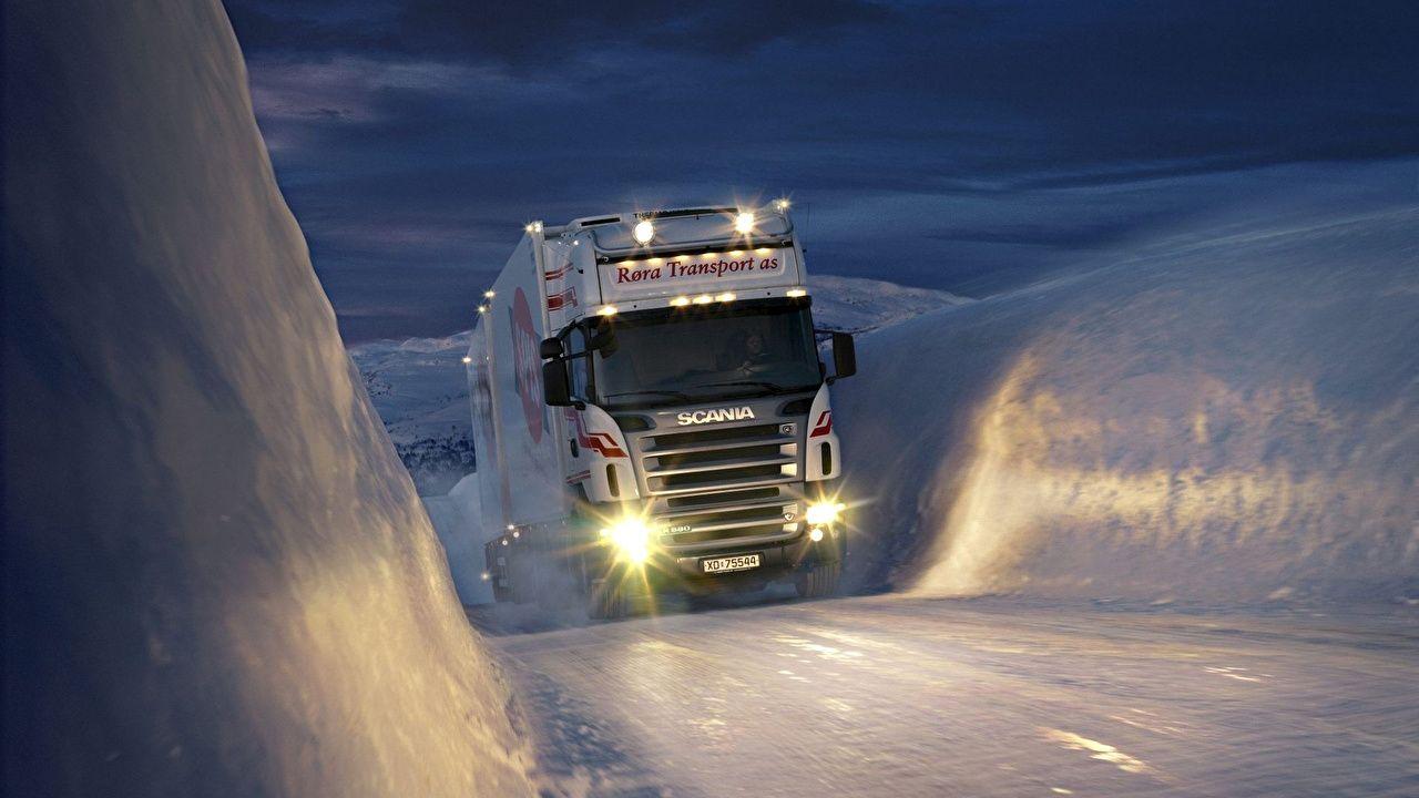1280x720 Desktop Wallpaper Scania Trucks Cars