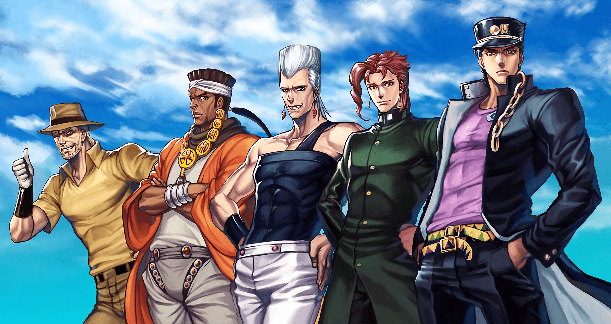 I made a V2 of my Stardust Crusaders wallpaper Now with Iggy  r StardustCrusaders