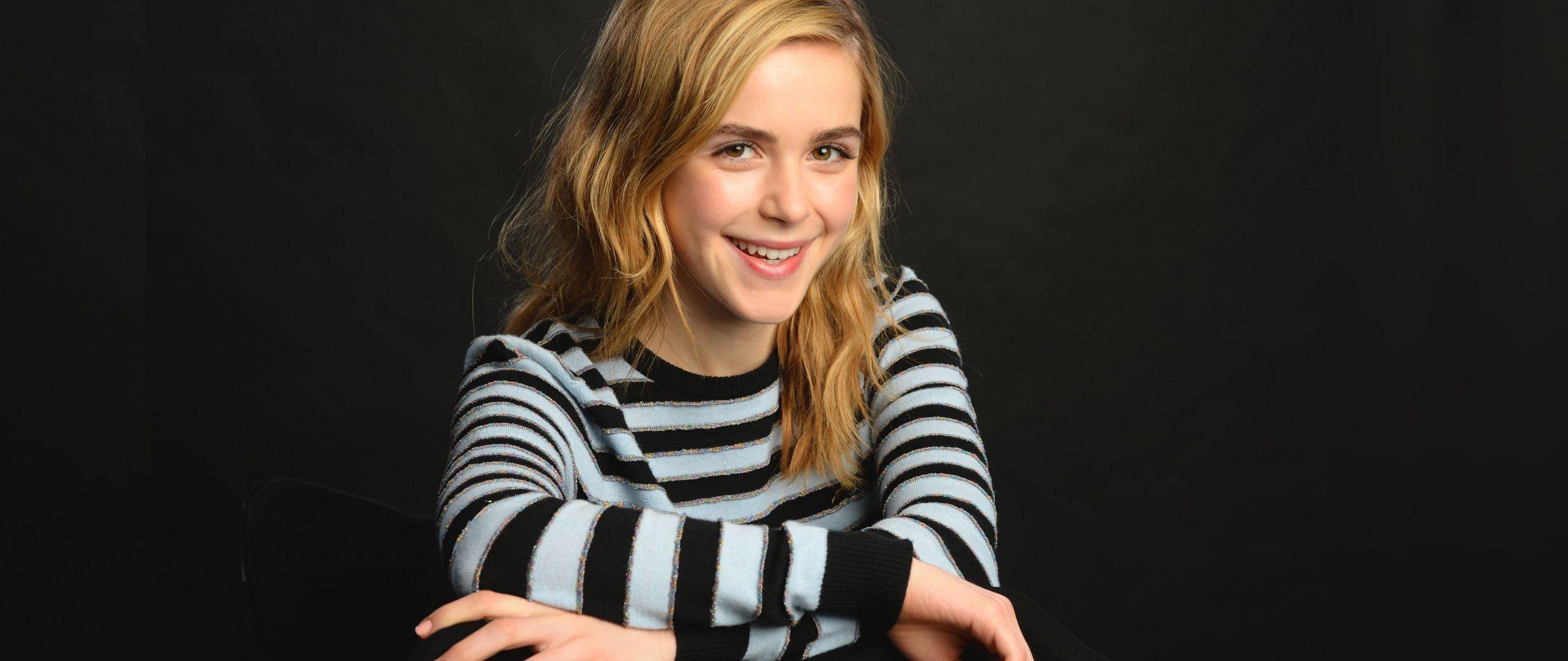 2560x1080 Download 2560x1080 wallpaper smile, cute, actress, kiernan