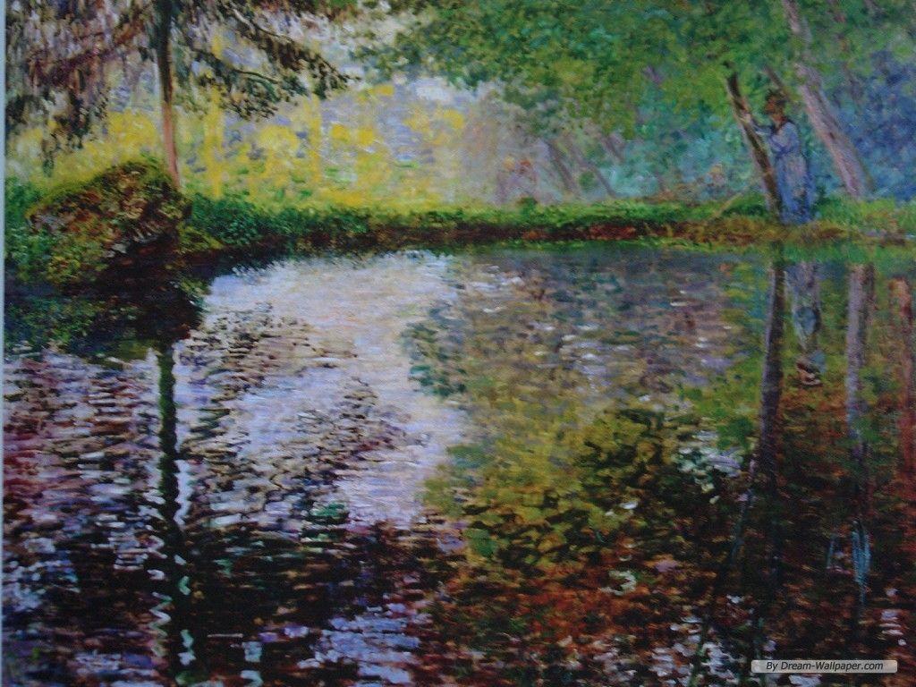 1024x768 Hình nền miễn phí - Hình nền nghệ thuật miễn phí - Bức tranh Claude Monet