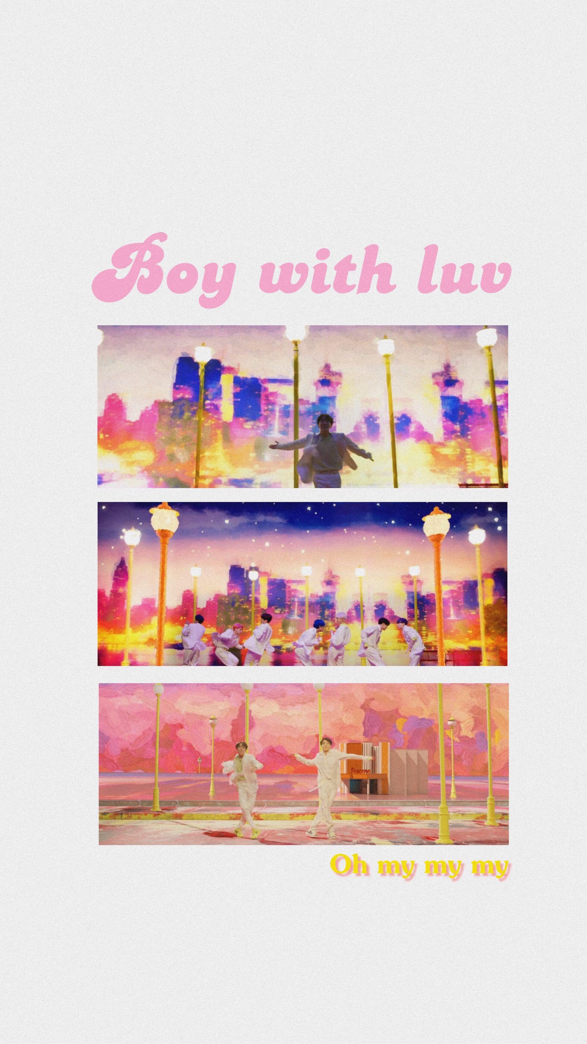 1948x3463 BTS Boy with luv wallpaper