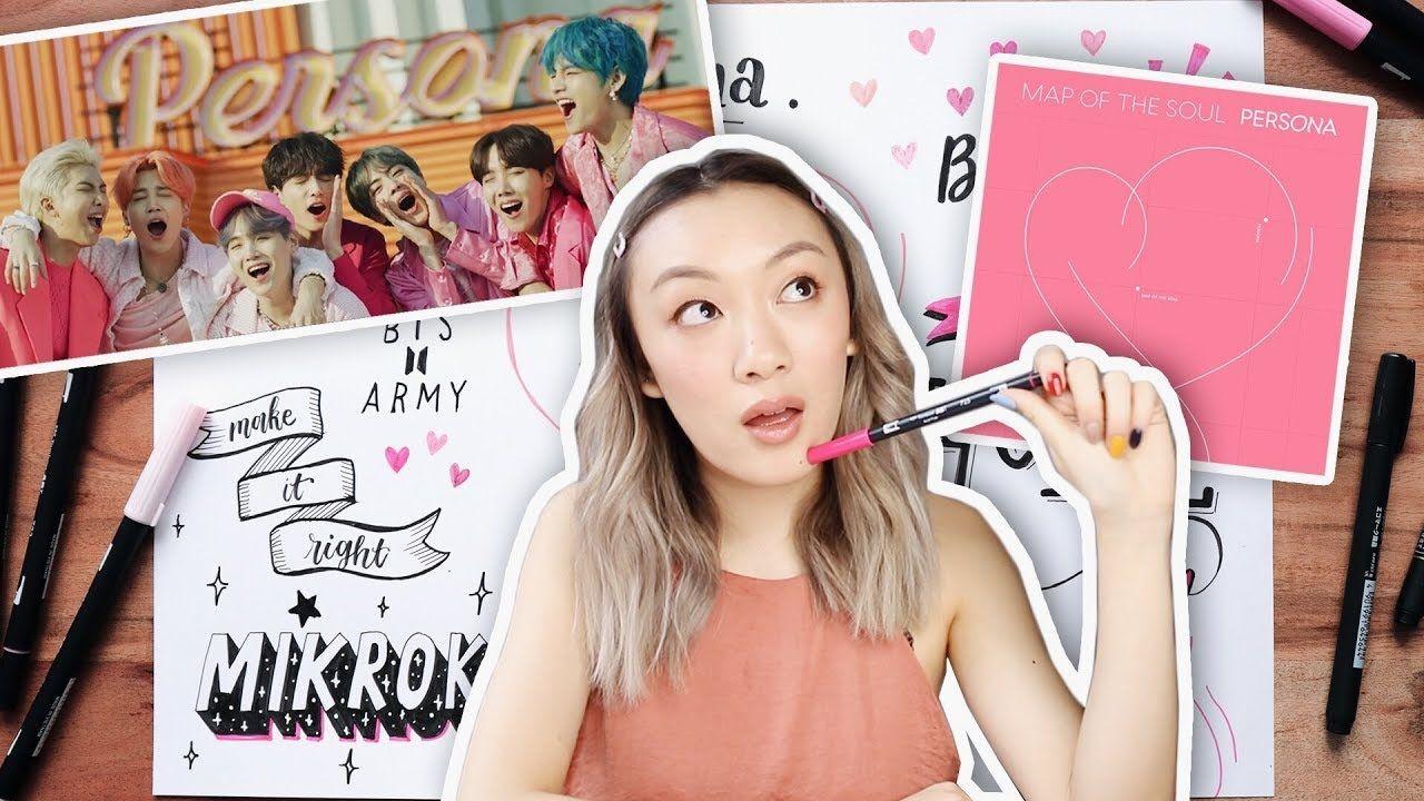 1280x720 Doodle With Me! BTS With Luv Map Of The Soul: Persona