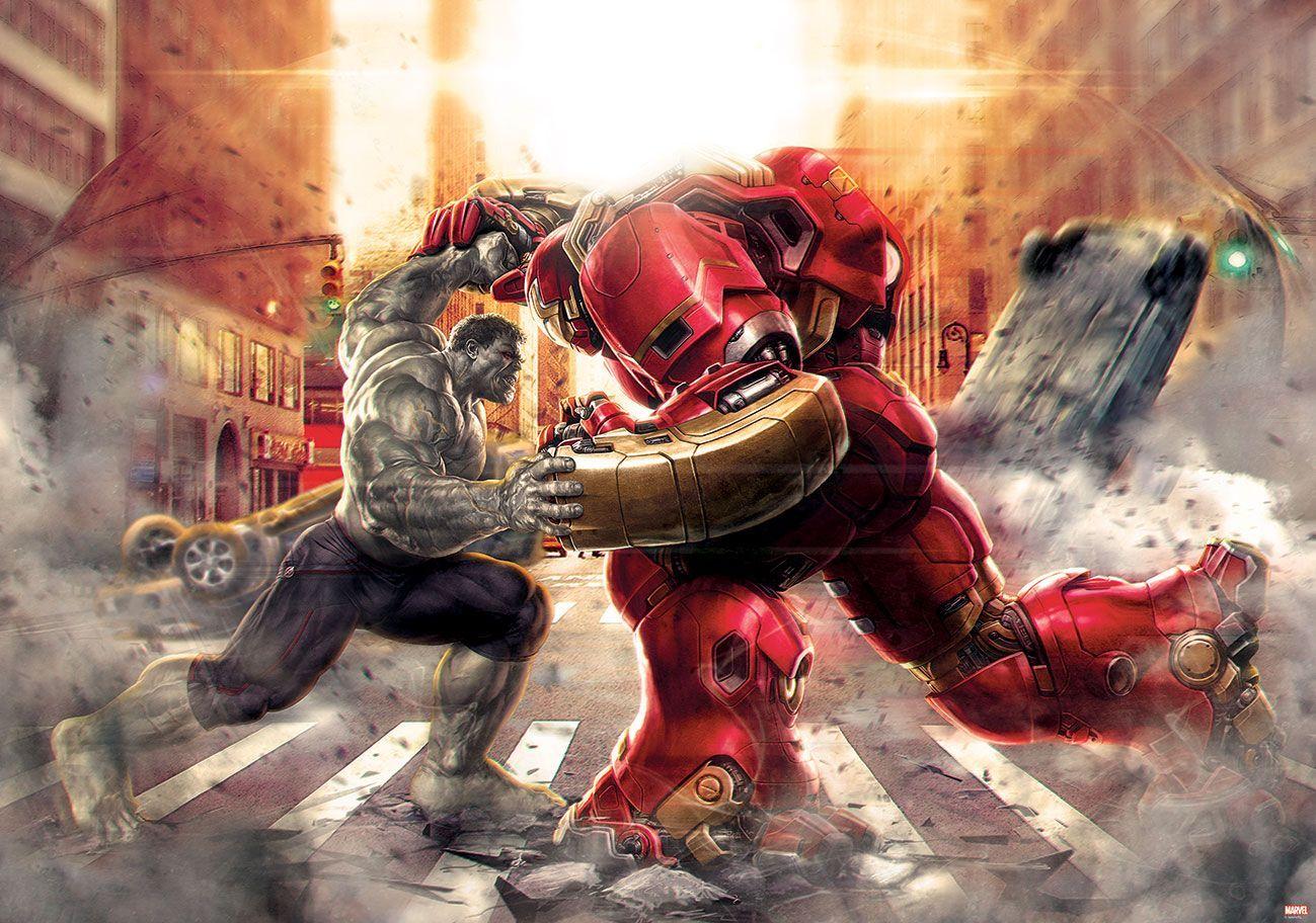 1299x912 Hulkbuster Marvel Avengers wall mural wallpaper