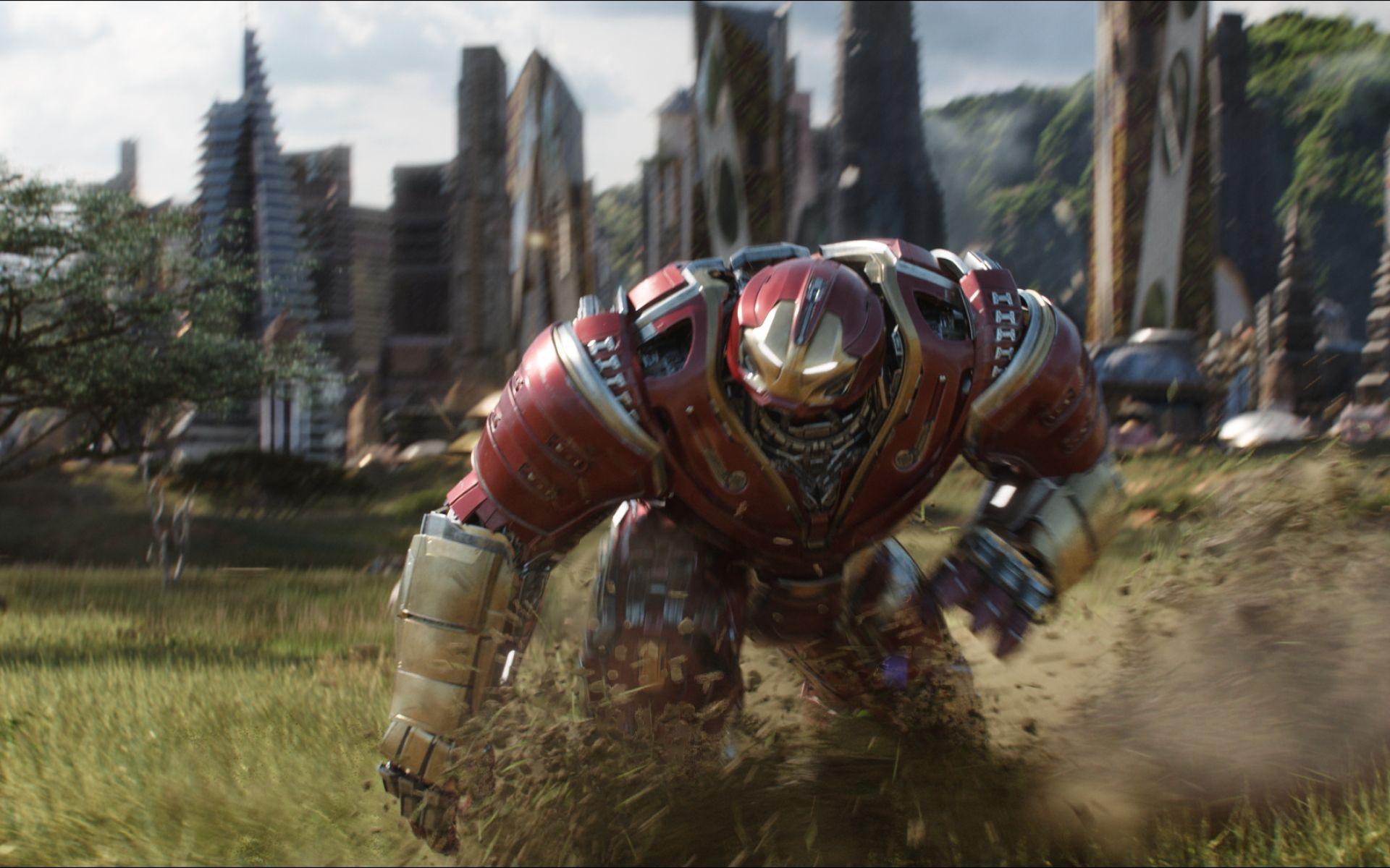 1920x1200 Wallpaper of Avengers Infinity War, Hulkbuster, Iron Man
