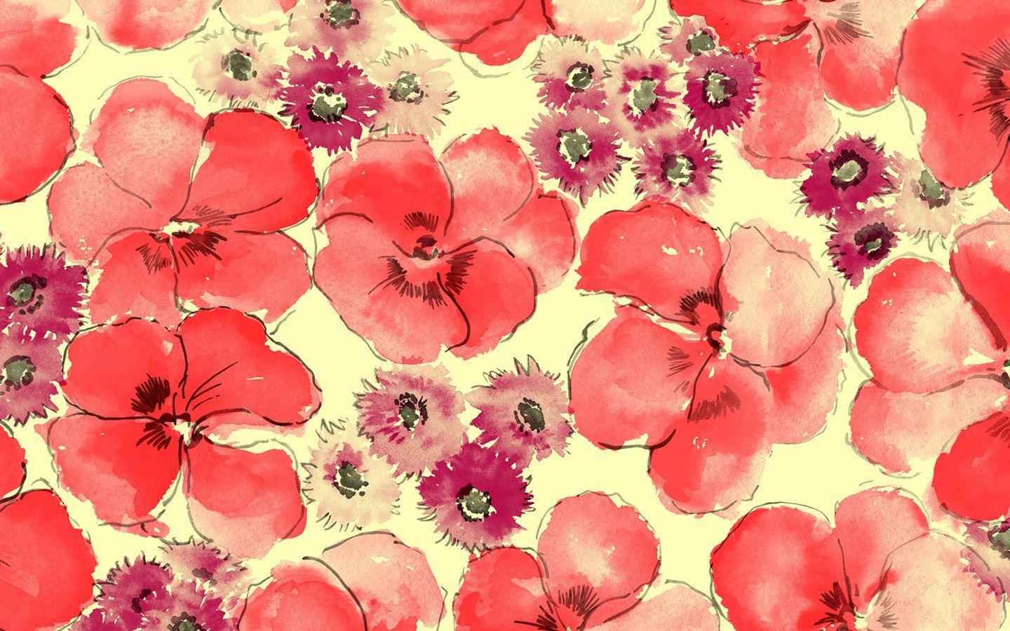 Flower Illustration Wallpapers - Top Free Flower Illustration Backgrounds -  WallpaperAccess
