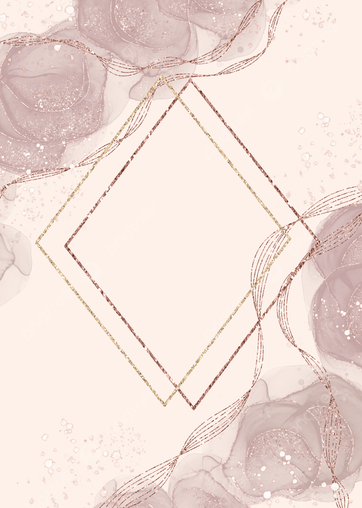 1200x1680 Nude Pink Glitter Rhombus Ink