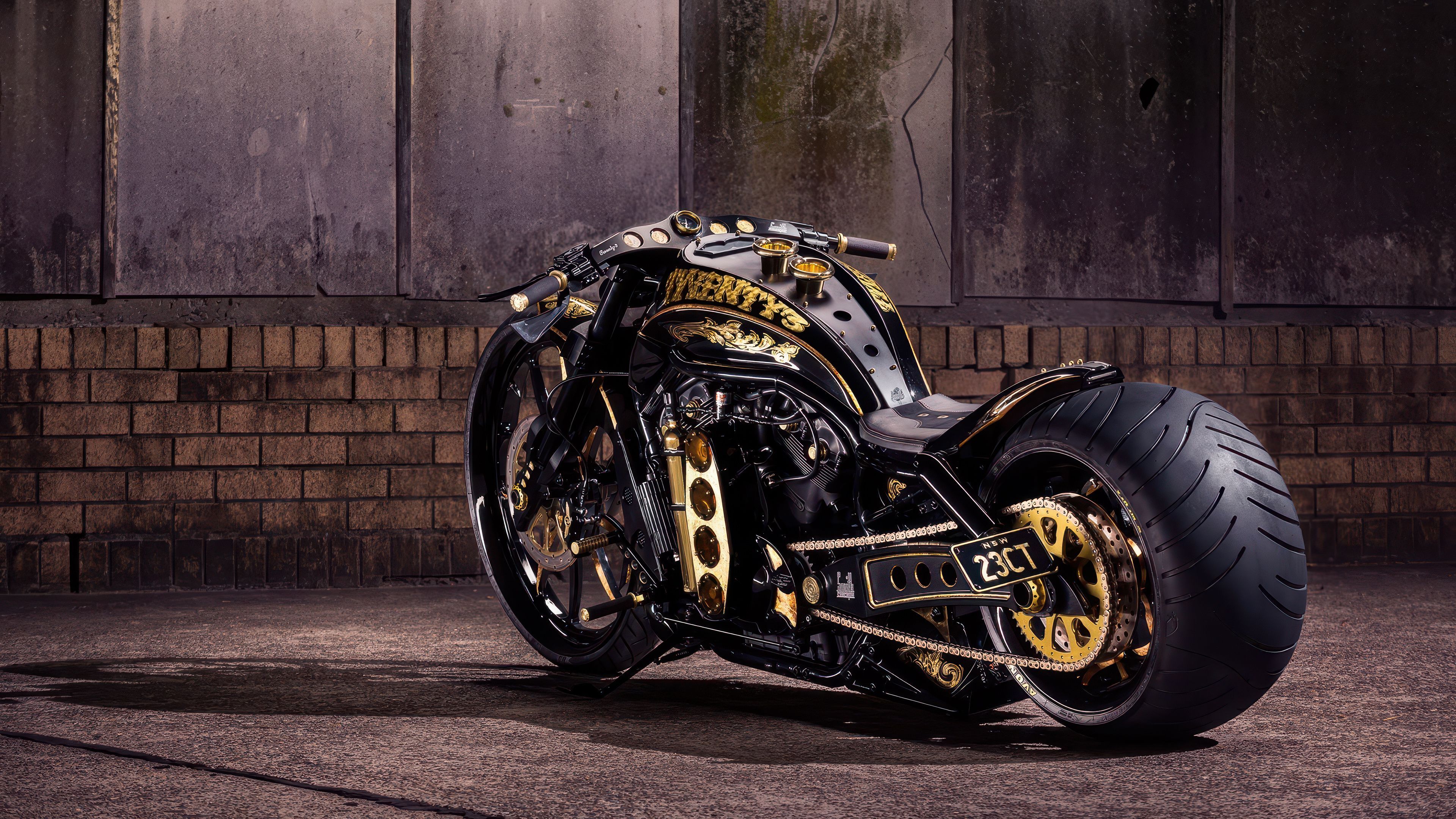 3840x2160 Harley Davidson V Rod Wallpaper 4K