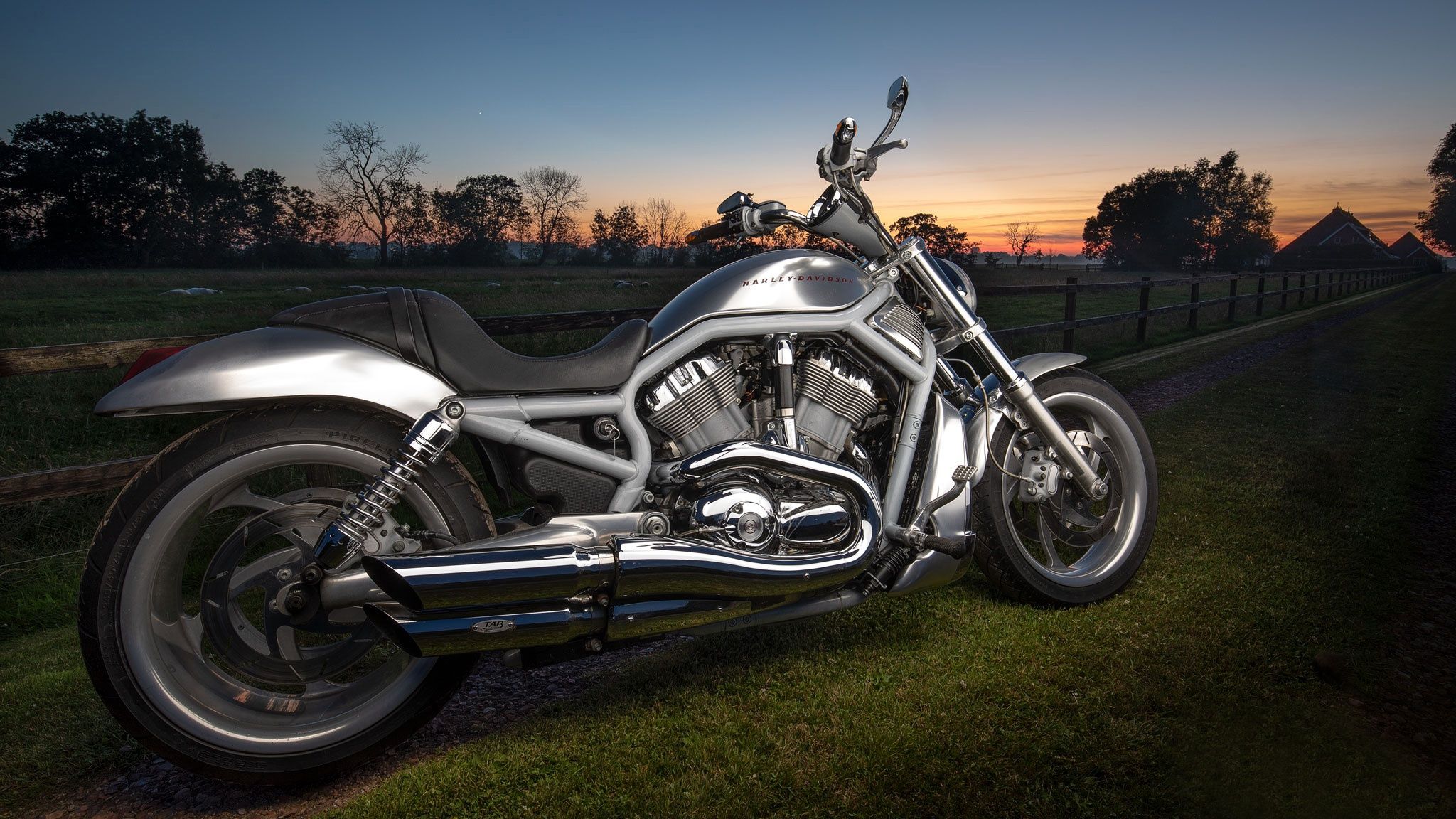 2048x1152 Wallpaper Motorcycle, Harley Davidson