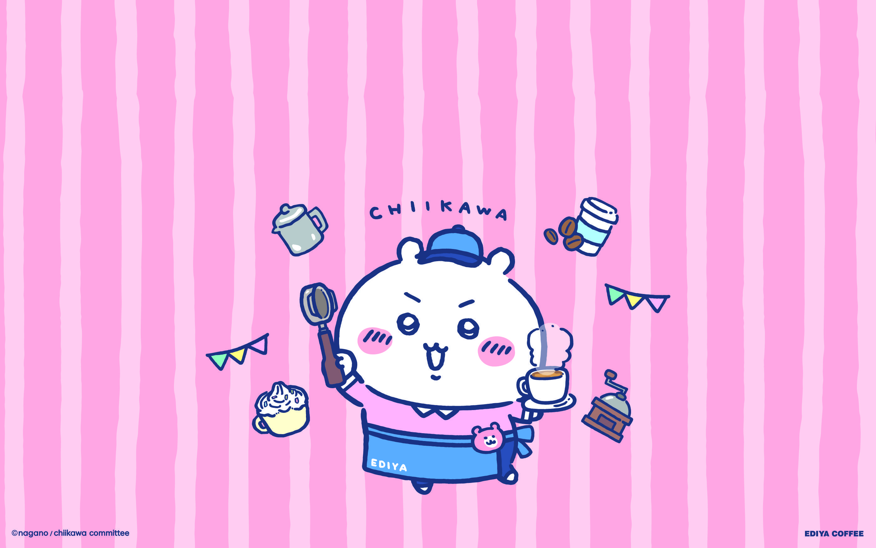 2800x1752 Chiikawa × Ediya Wallpaper : R Chiikawa_