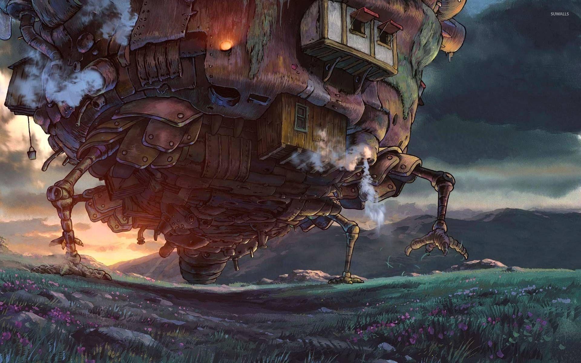 Anime Howls Moving Castle Wallpapers - Top Free Anime Howls Moving Castle  Backgrounds - WallpaperAccess