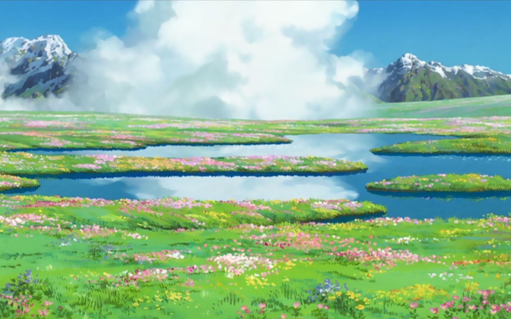 1680x1050 Howl's Moving Castle HD Wallpaper