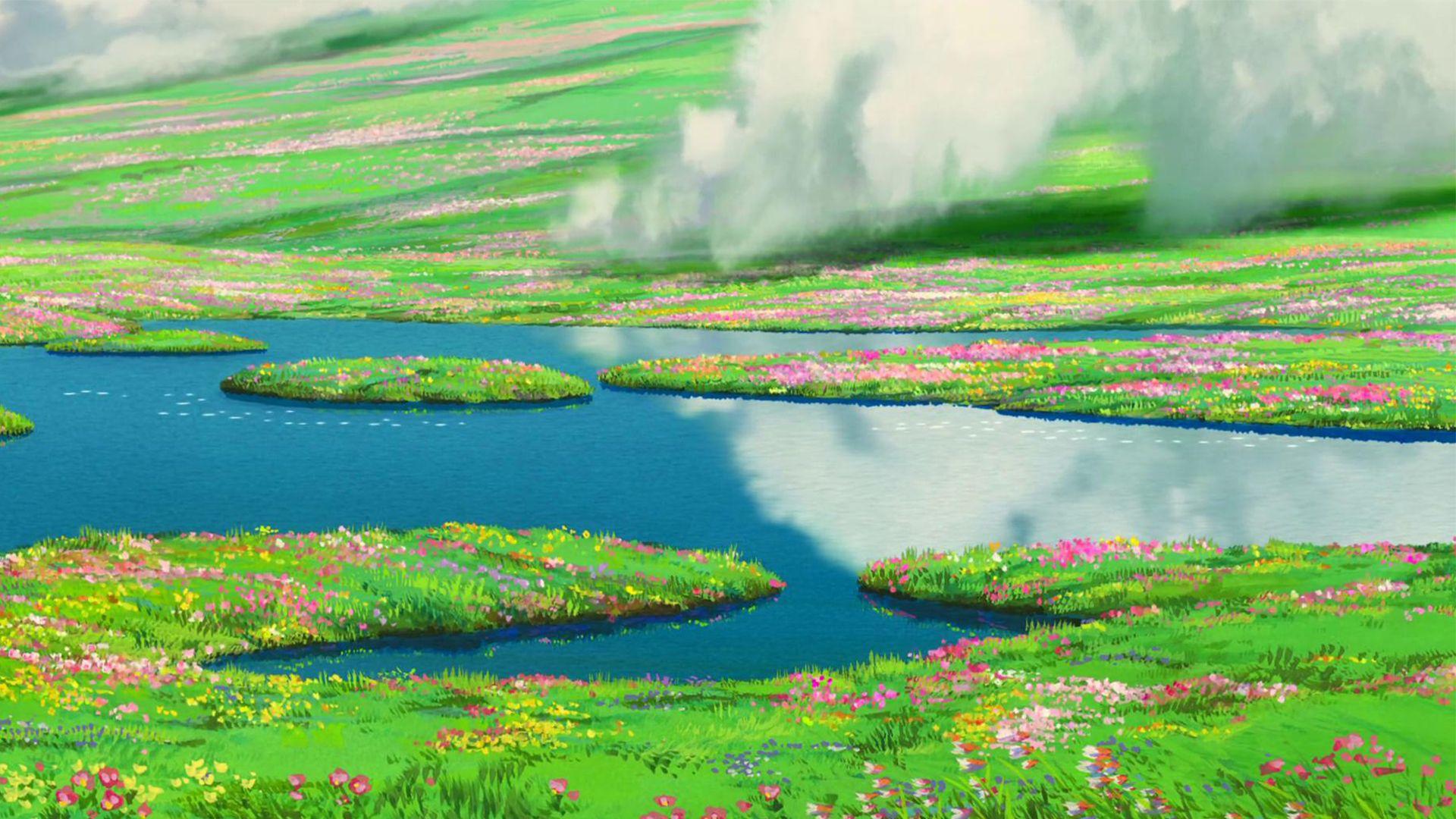 1920x1080 Meadows (from Howl's Moving Castle) [1920x1080]
