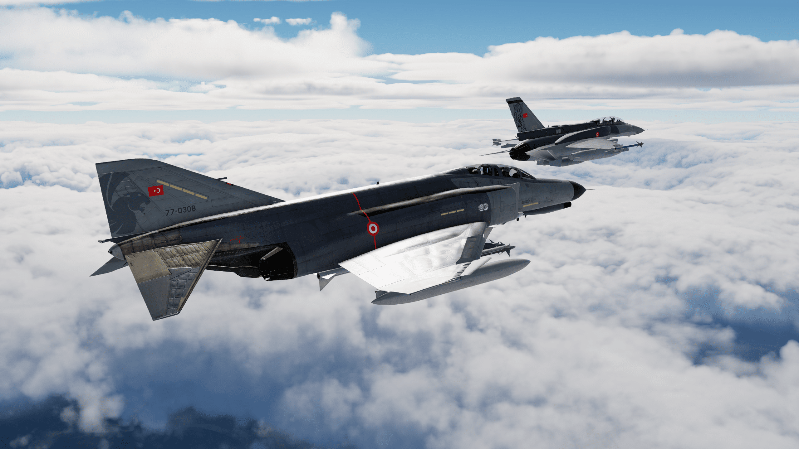 2560x1440 Turkish Air Force 4k F 4E