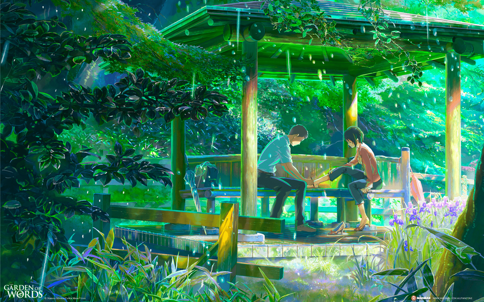 Anime Garden Wallpaper