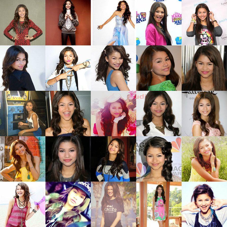 894x894 Love Zendaya Pic Collage HD Wallpaper