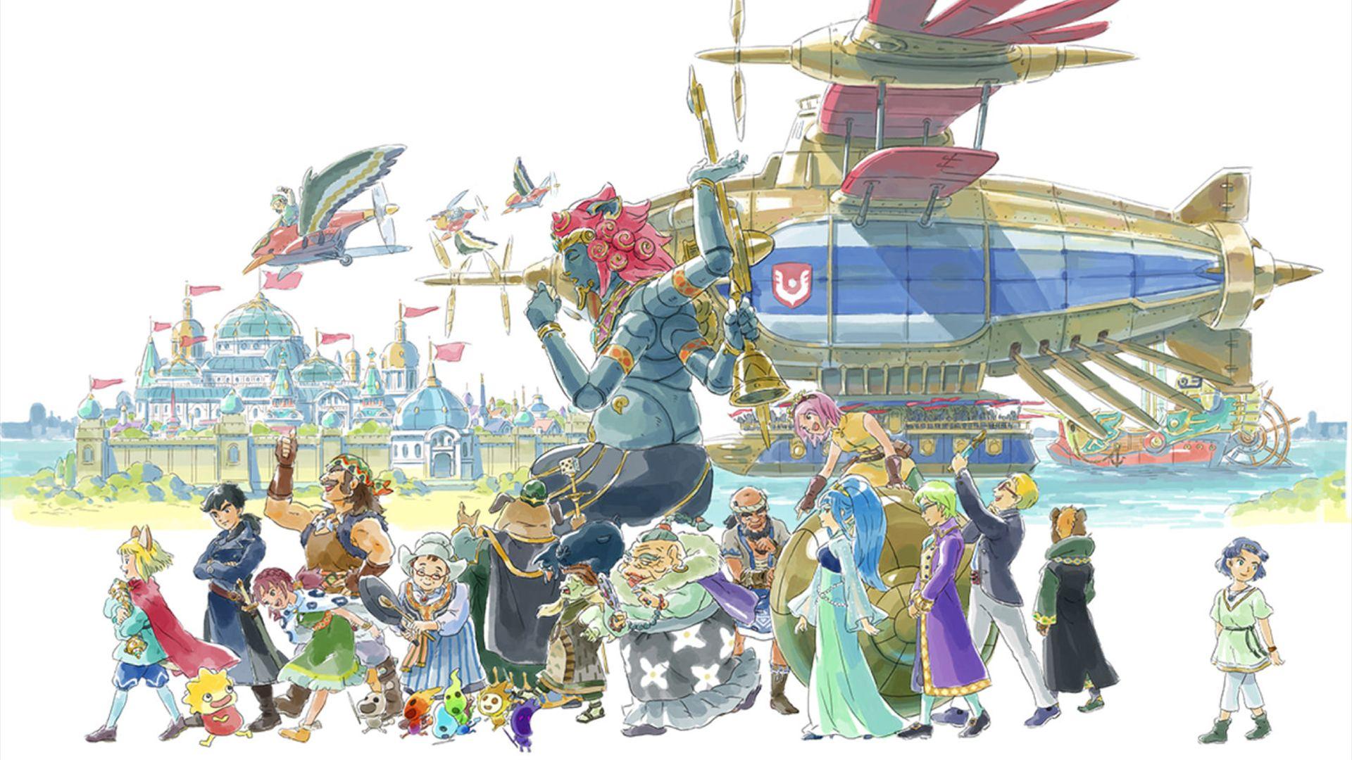 1920x1080 Heroes' march. Wallpaper from Ni no Kuni II: Revenant