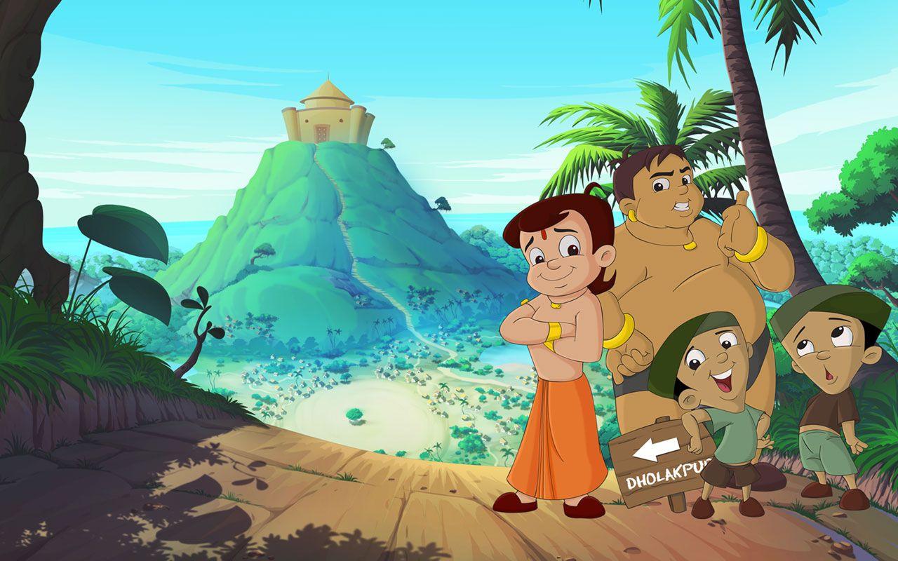 1280x800 Chhota Bheem & Friends Bheem Background Free