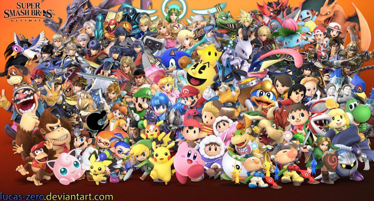 1217x657 Free download Super Smash Bros Ultimate Wallpaper