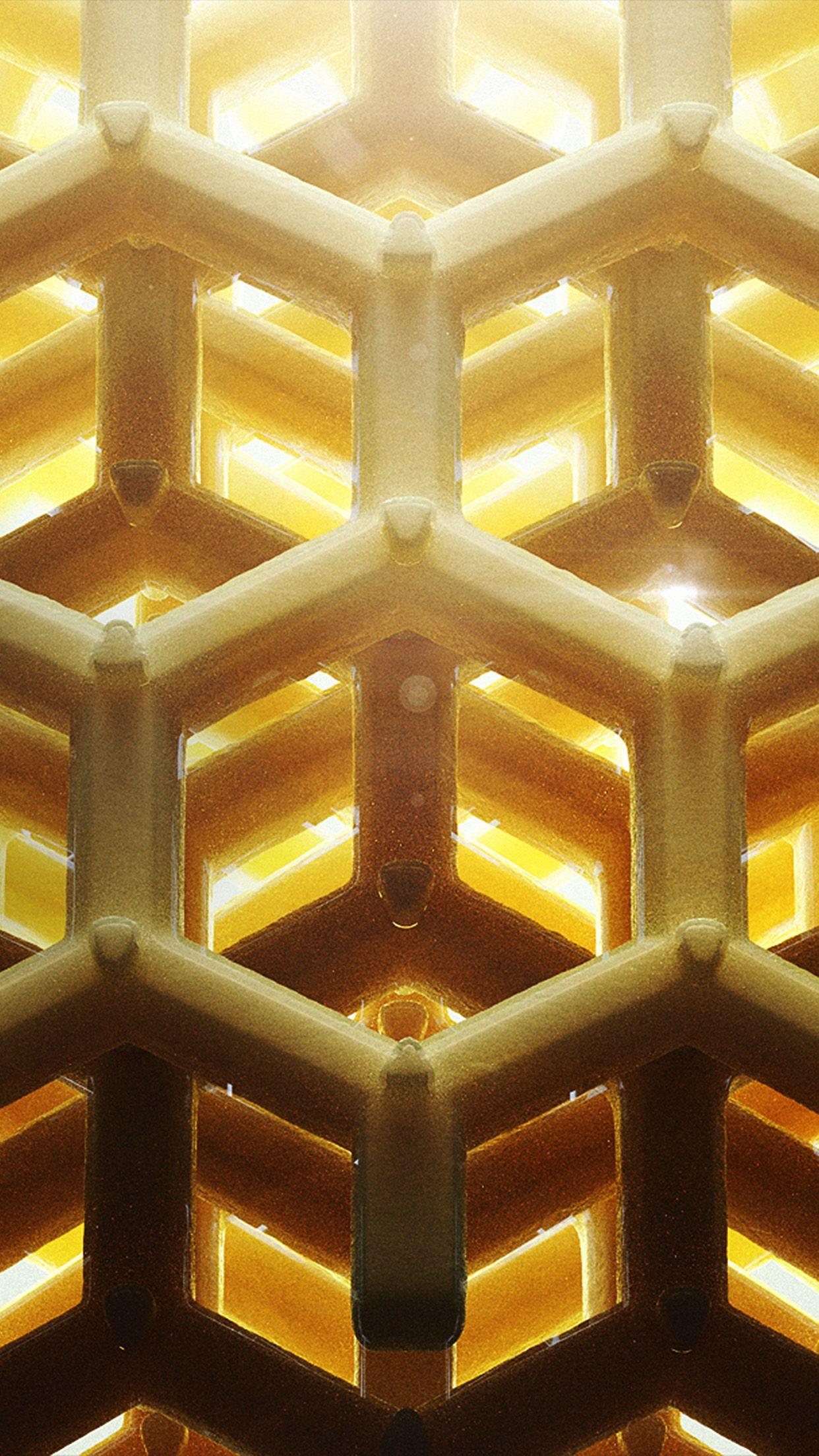 1242x2208 iPhone 8 wallpaper. honey cube gold