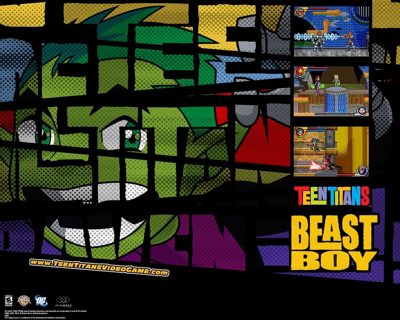 1280x1024 Beast Boy boy Wallpaper