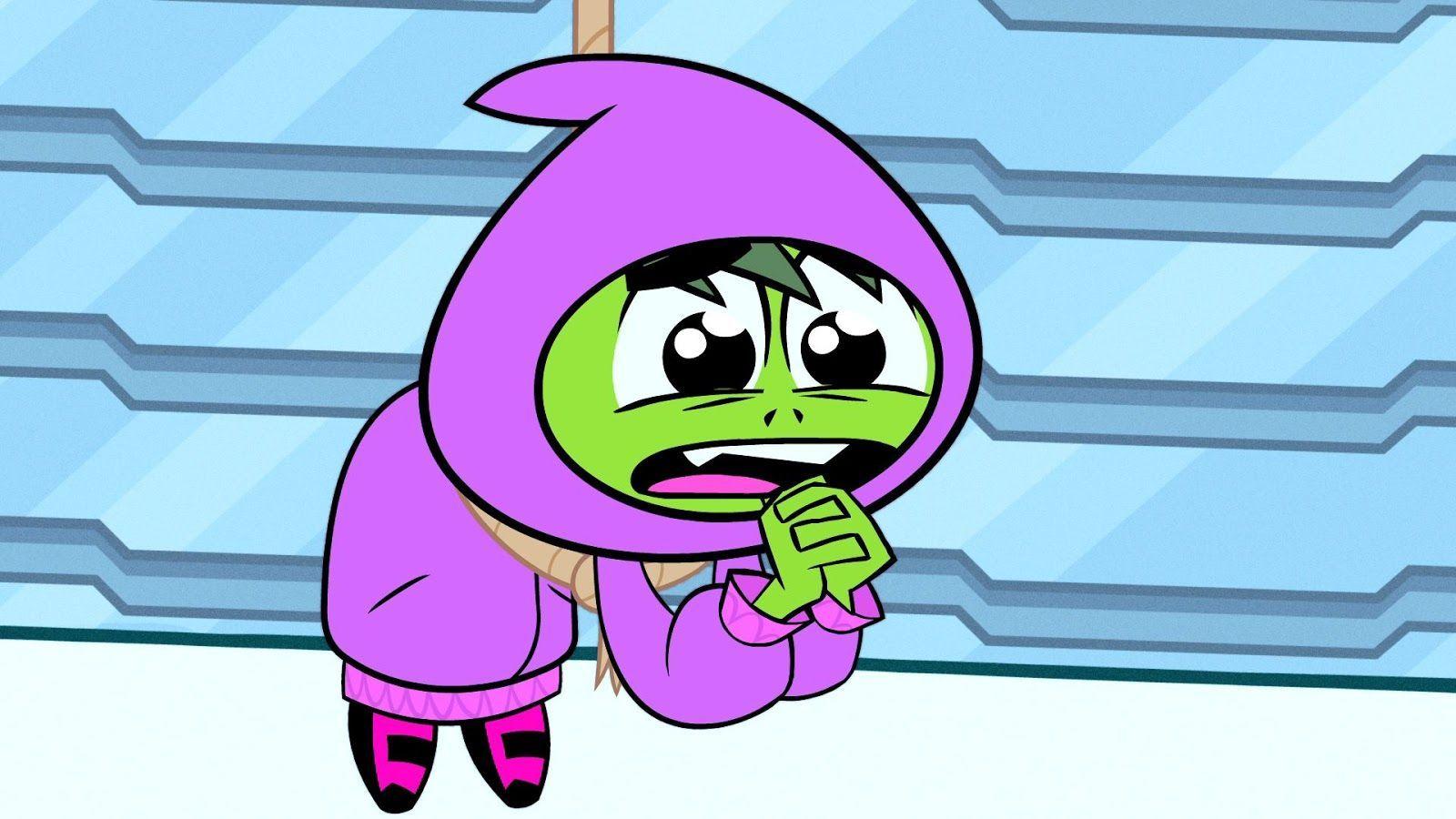 1600x900 Chibi Raven Beast Boy TV Series Entertainment Background