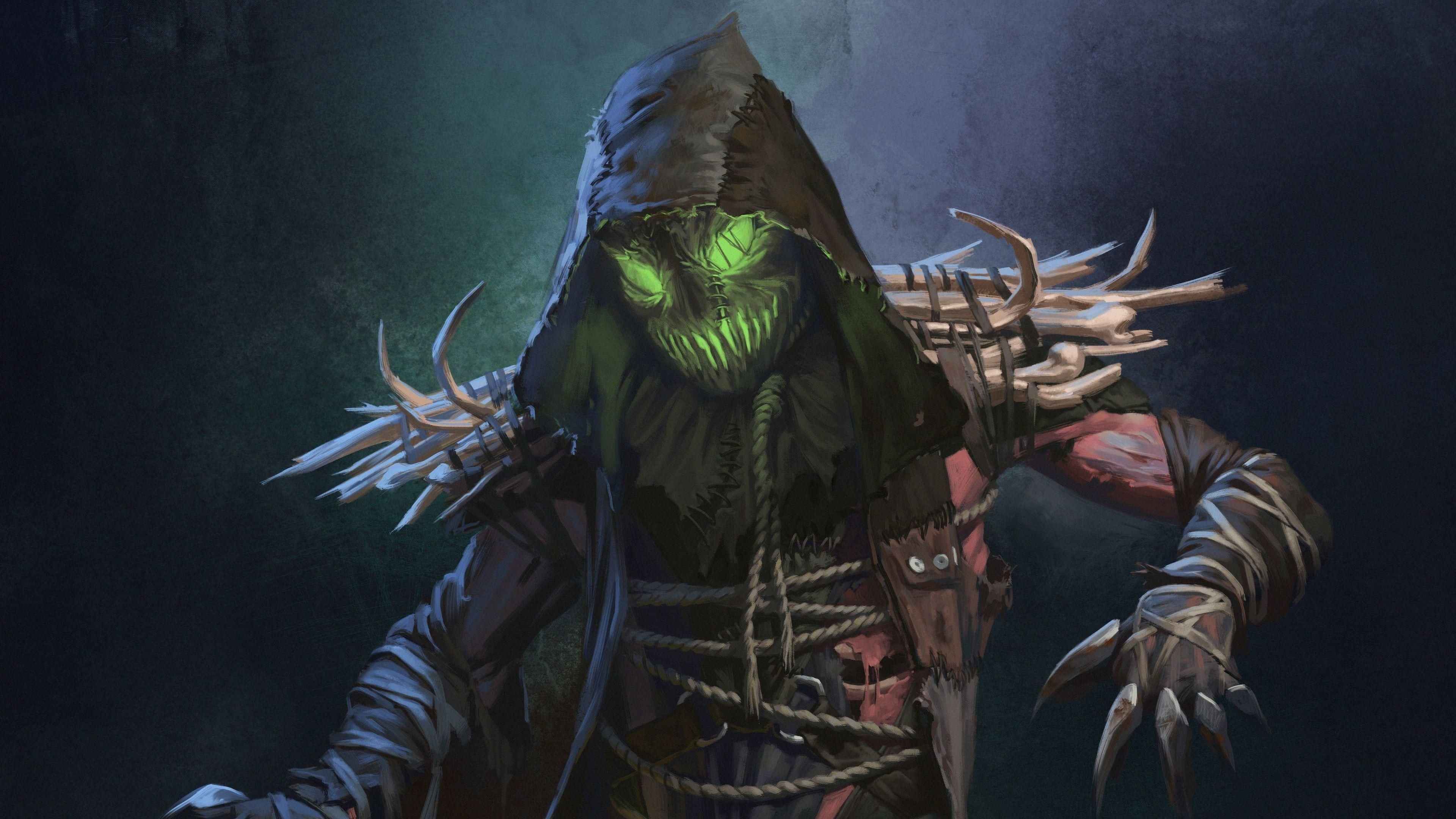 3840x2160 Batman Scarecrow Wallpaper