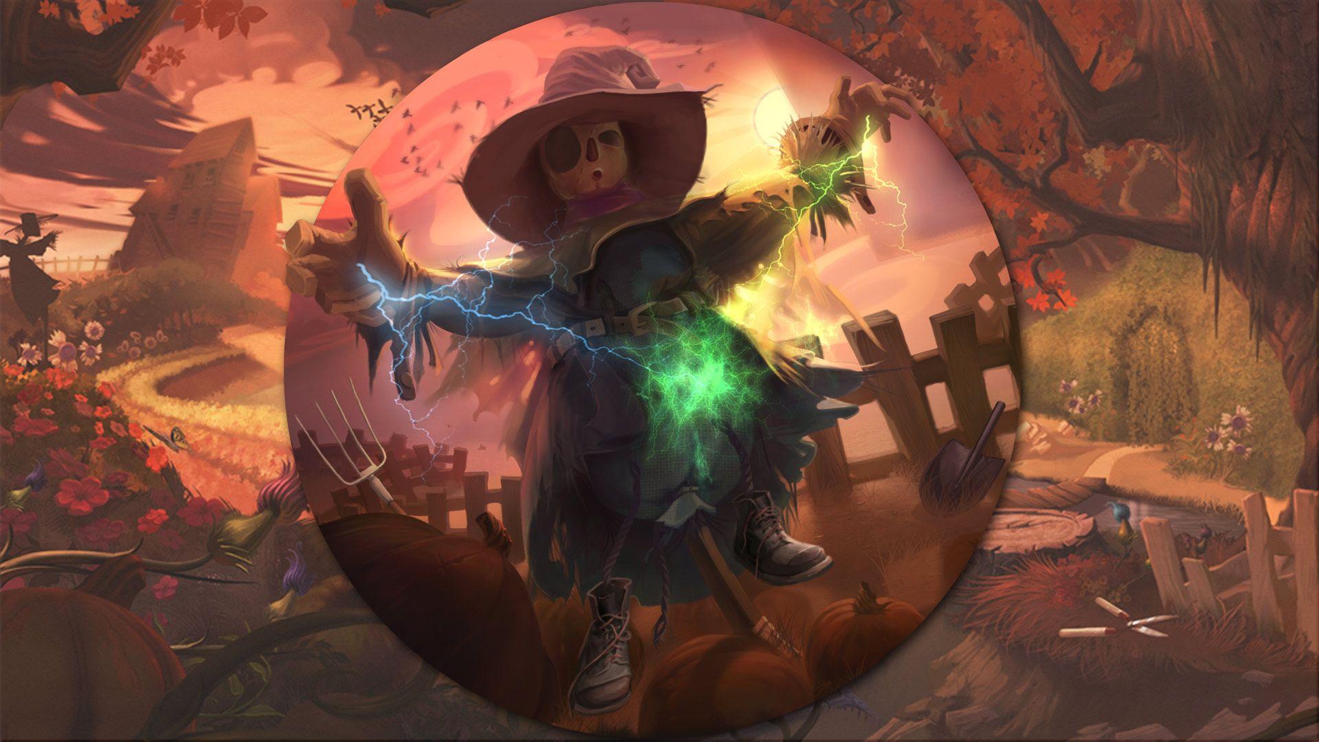 1920x1080 Scarecrow. Wallpaper from Drawn: The Painted Tower