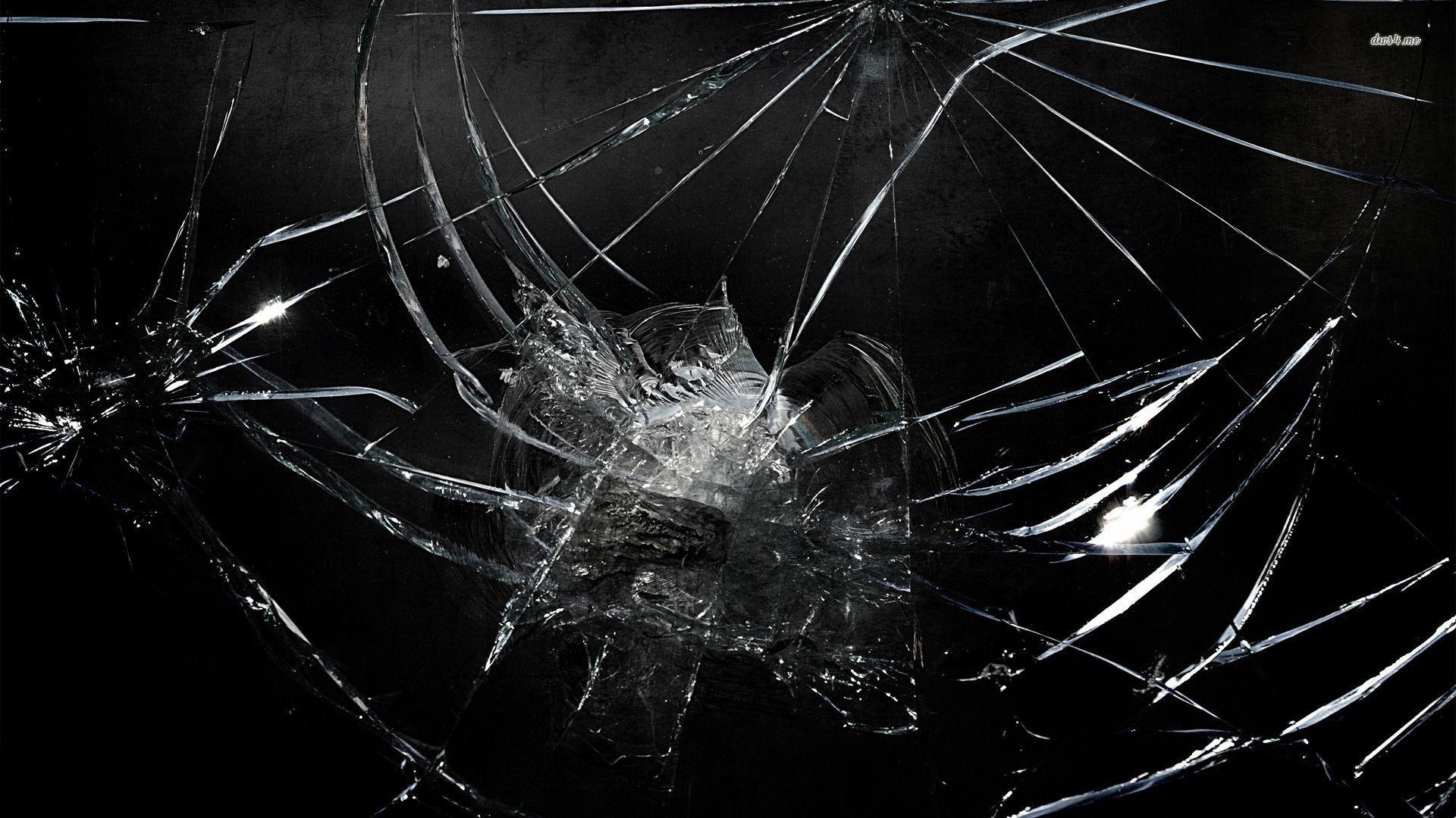 1920x1080 Broken Computer Screen Wallpaper