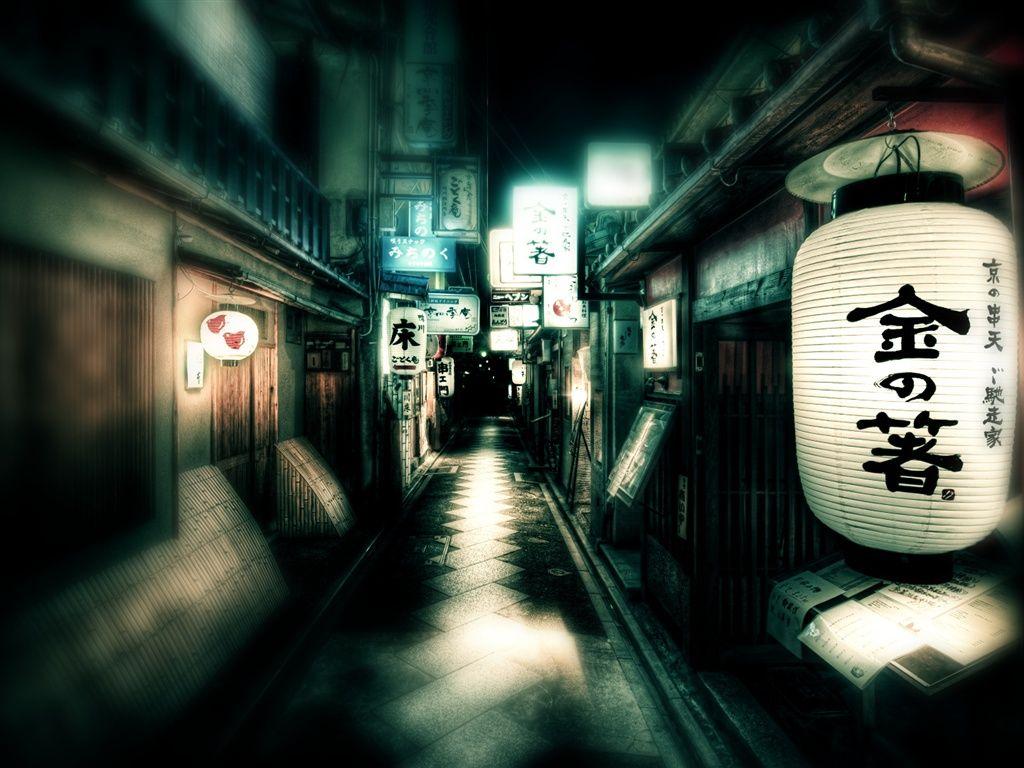 1024x768 Japanese street wallpaper. Wallpaper Wide HD