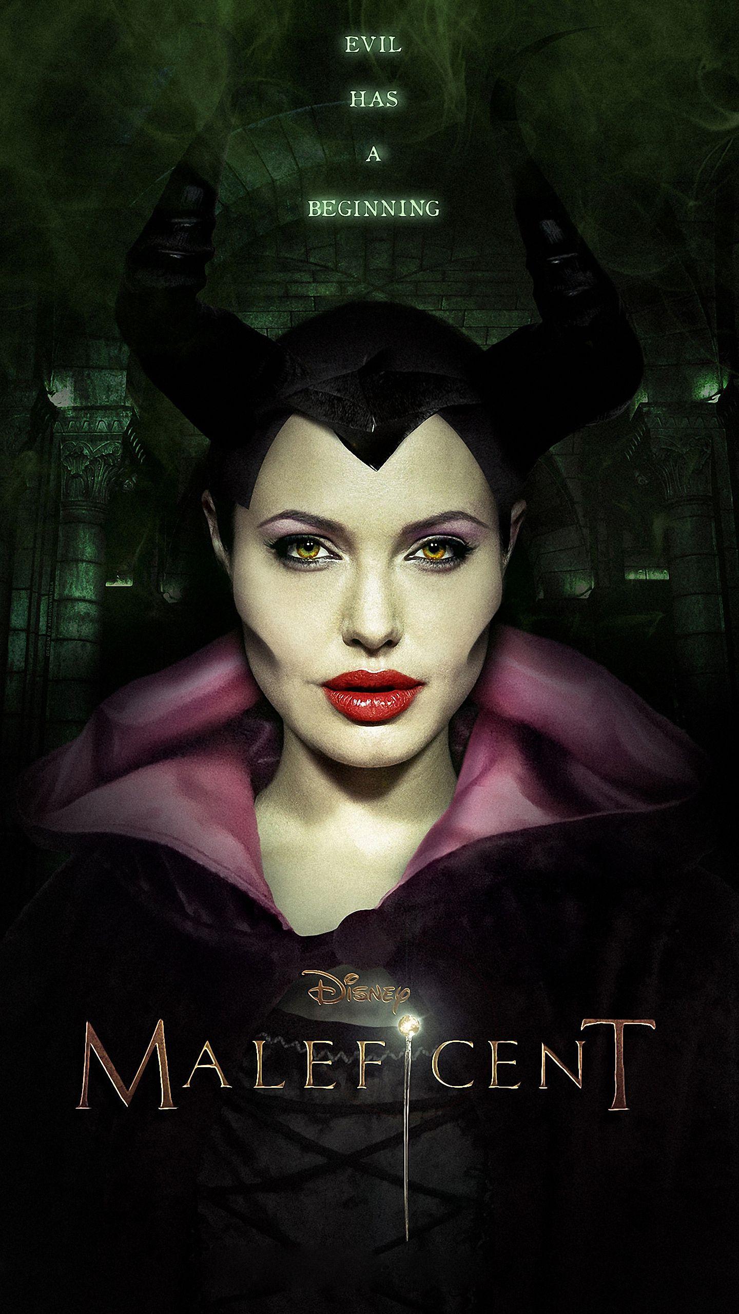 1440x2560 Maleficent Angelina Jolie iPhone 6s / 7 / 7s / Plus