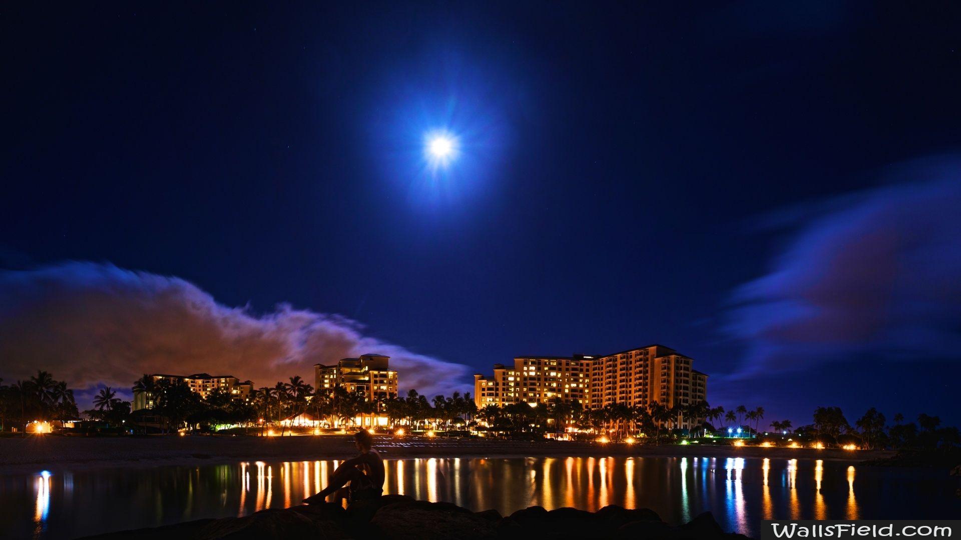 Hawaii Night Wallpapers Top Free Hawaii Night Backgrounds