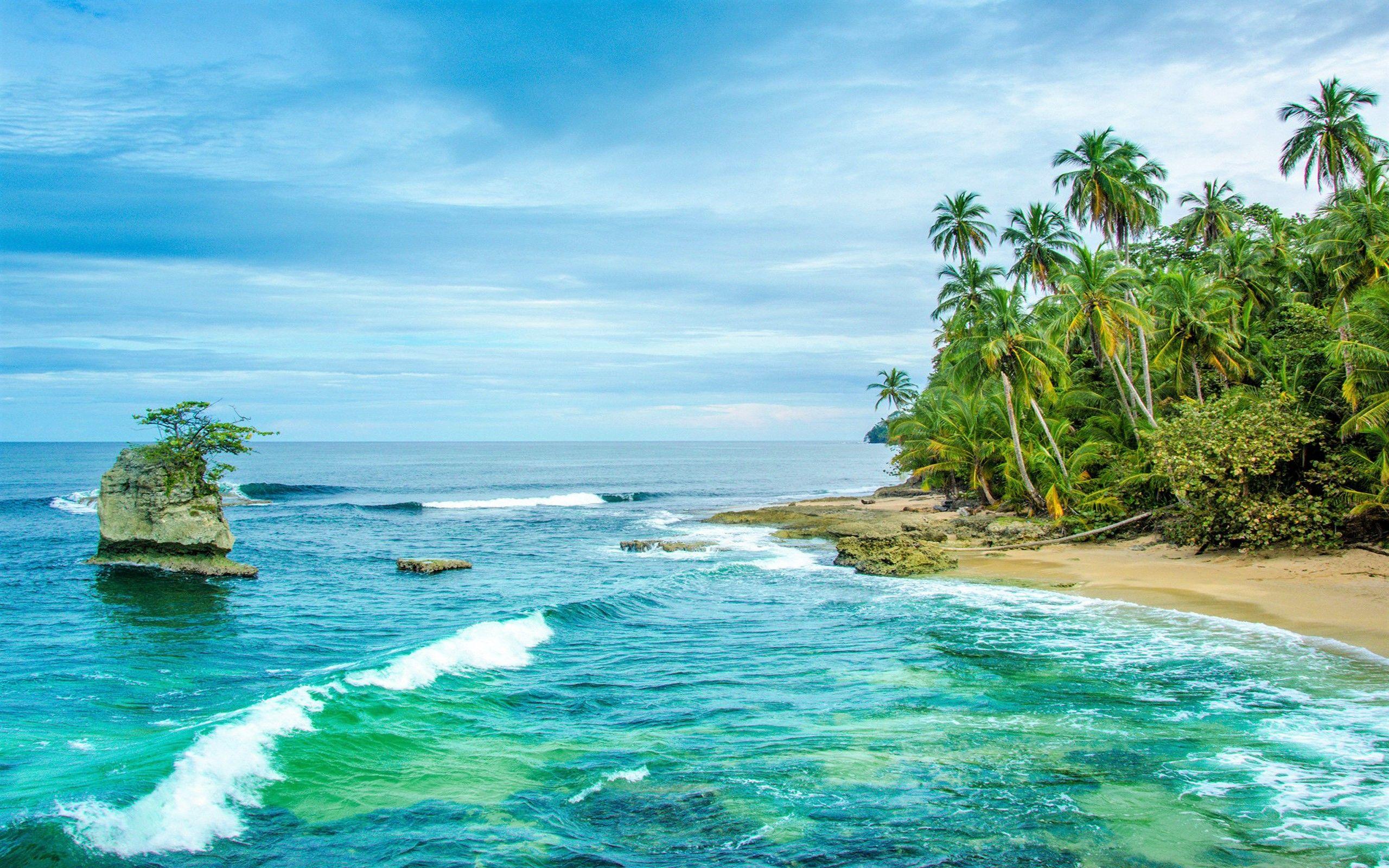 2560x1600 Costa Rican Beach HD Wallpaper. Background Image
