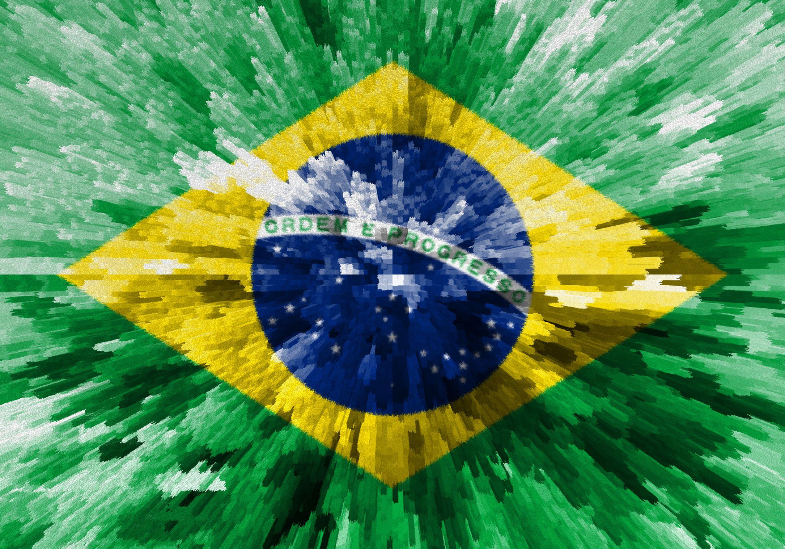 2540x1778 Flag Of Brazil HD Wallpaper