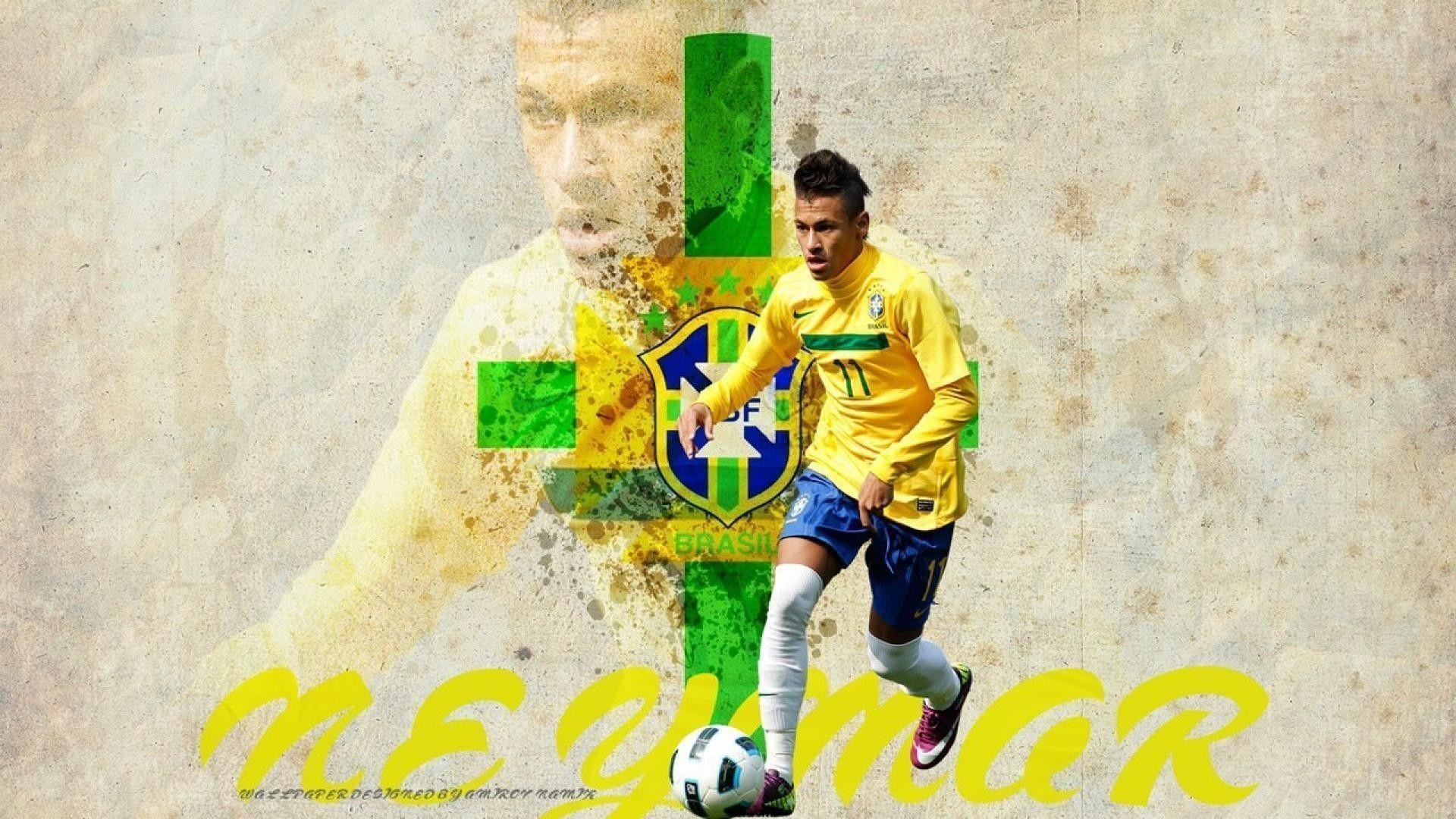 1920x1080 Neymar Brazil Wallpaper 2018 HD