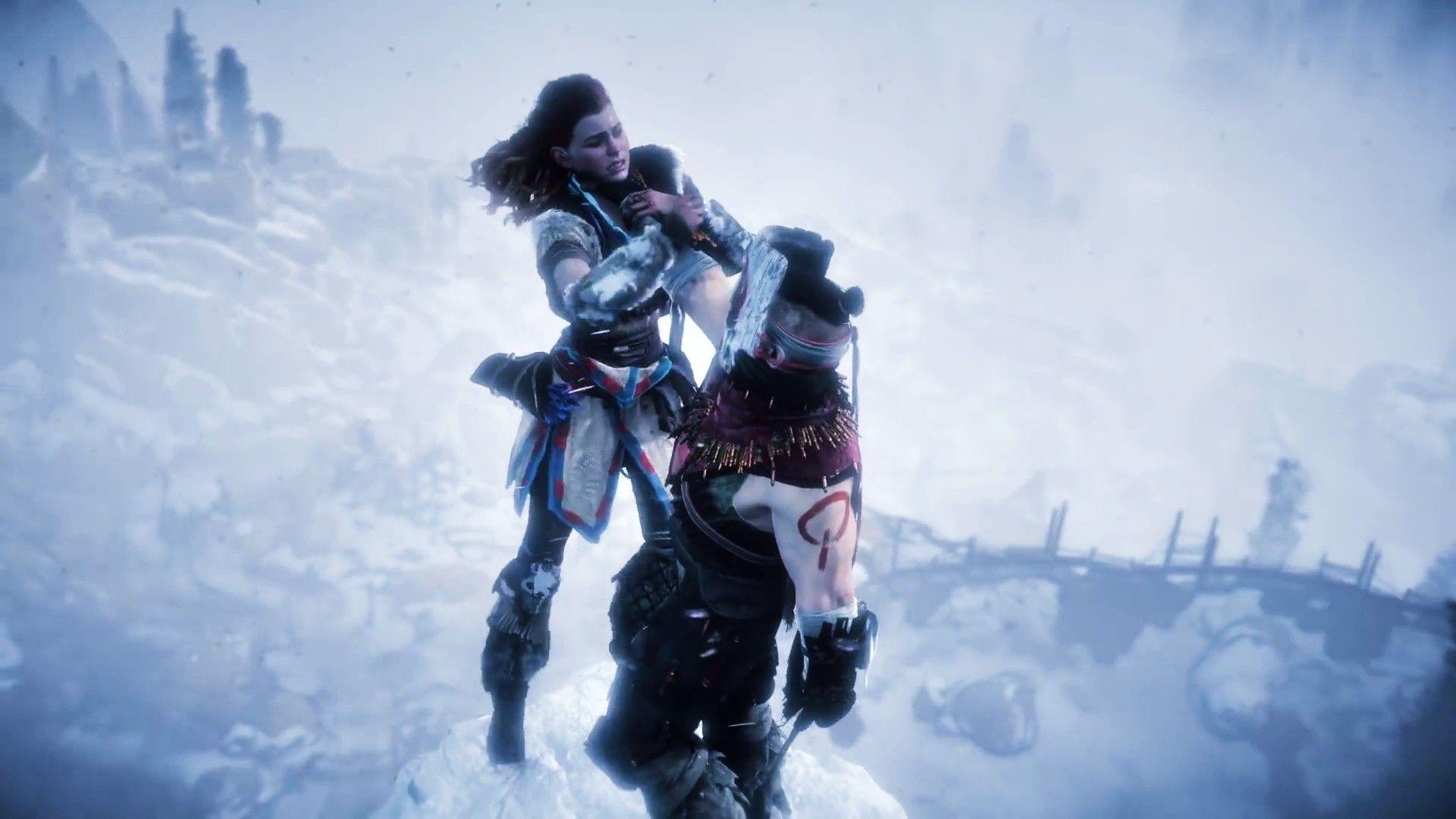 1920x1080 Horizon Zero Dawn Fighting Wallpaper 00527