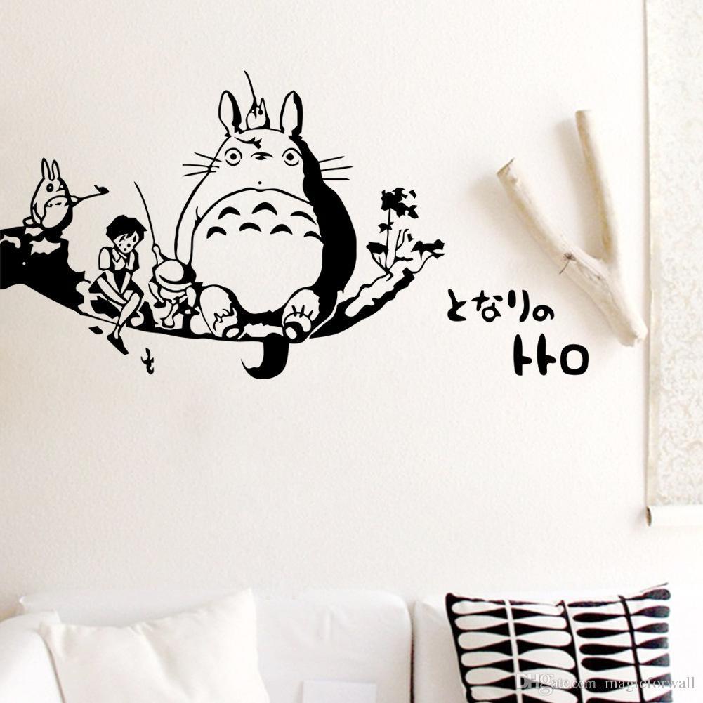 1001x1001 Totoro Wall Decal Sticker Kids Room Wall Decor Art Mural Poster Home