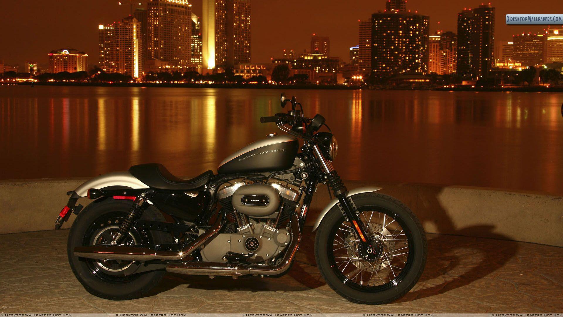1920x1080 Harley Davidson Sportster XL1200N Nightster Wallpaper