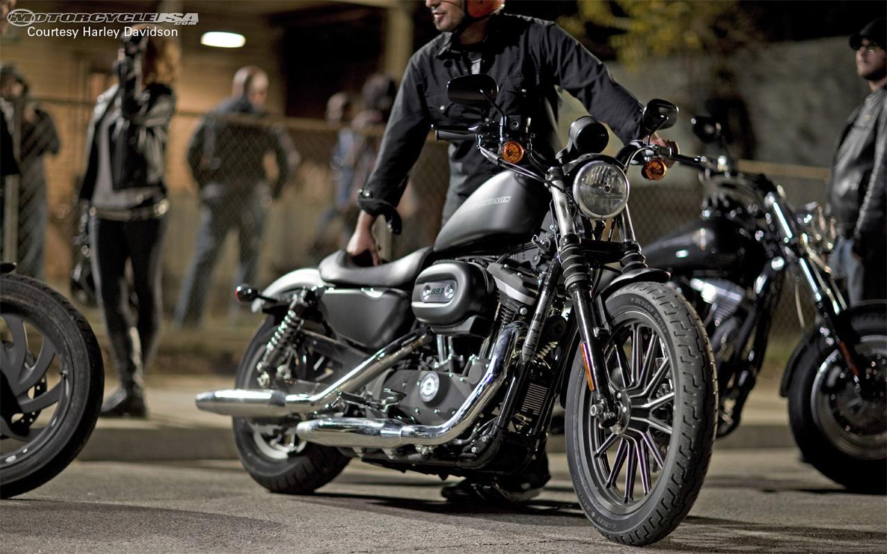 1280x800 Harley Davidson Sportster 883 Iron Wallpaper